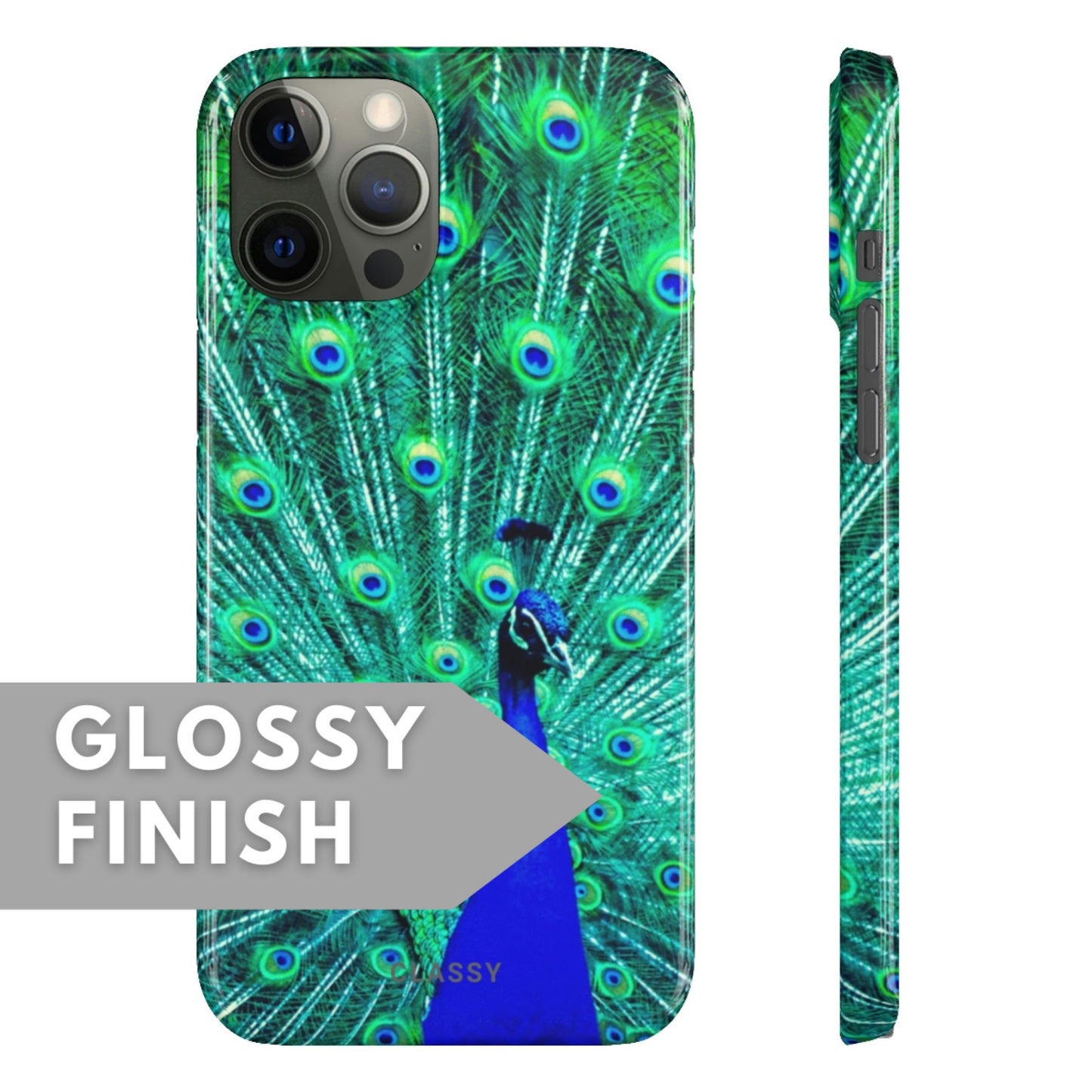 Peacock Snap Case