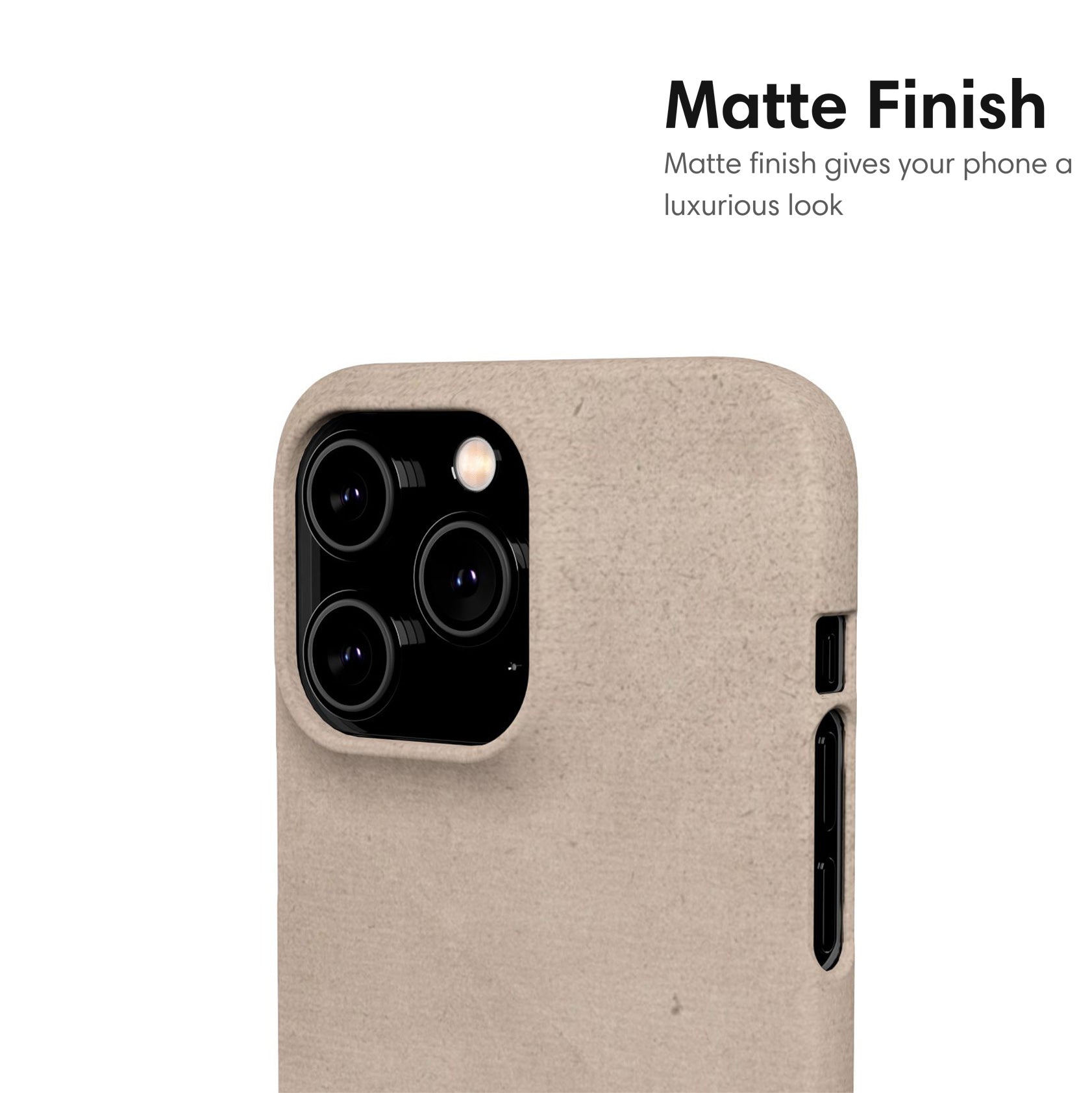 Beige Elegant Snap Case matte