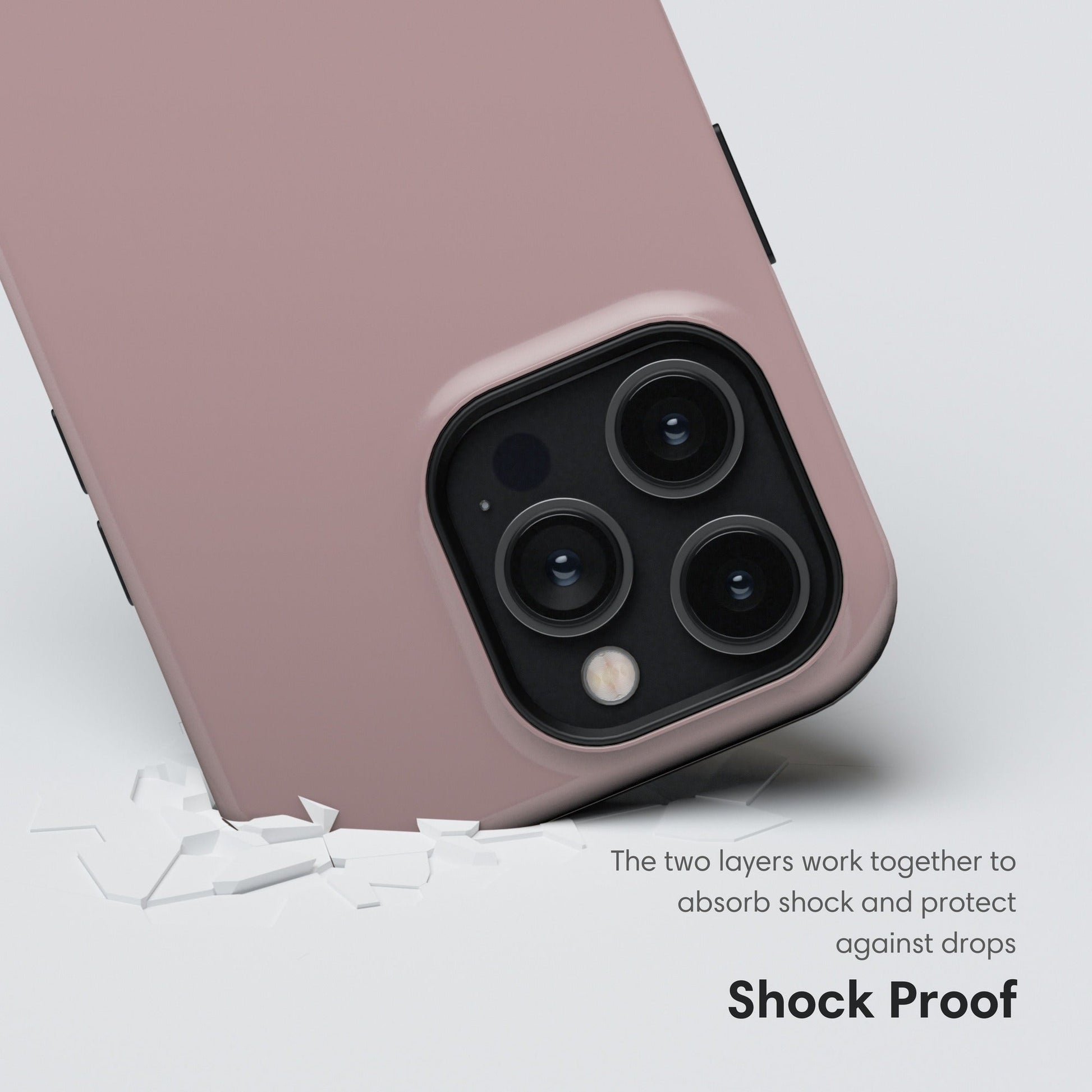 Beige Tough Case shockproof