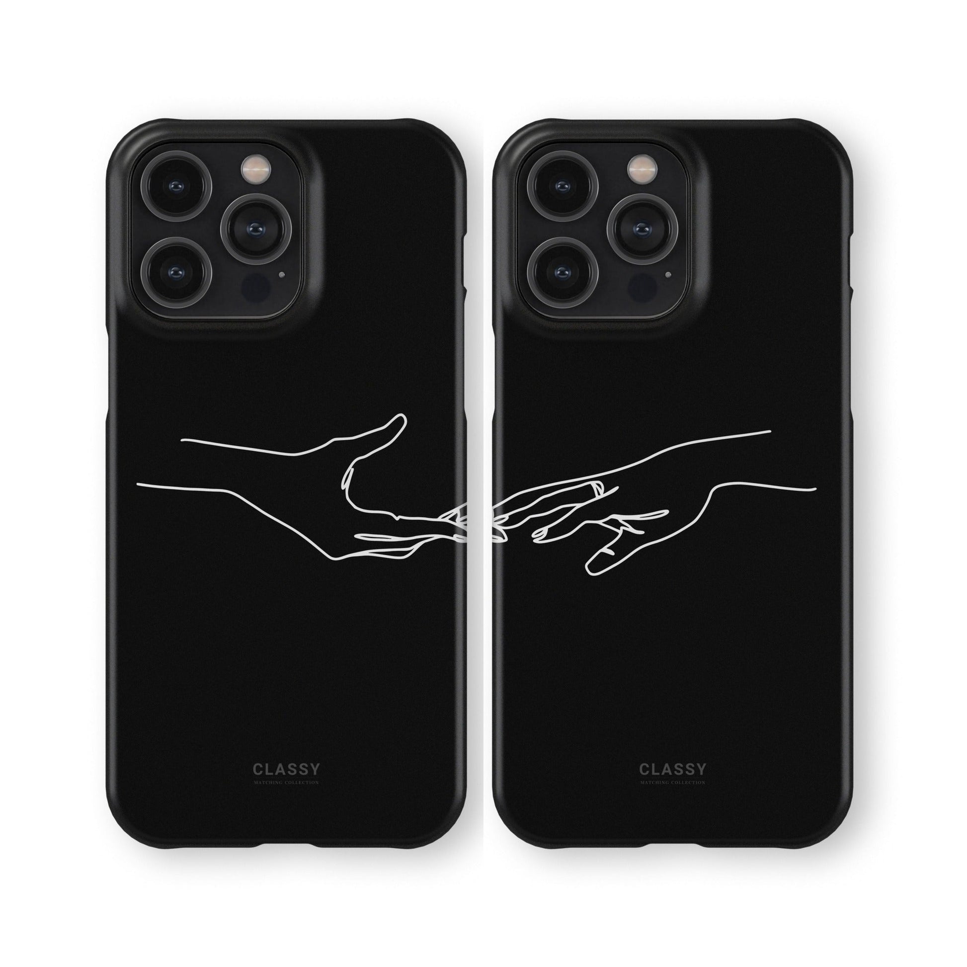 Black Couple Hands Snap Case bundle