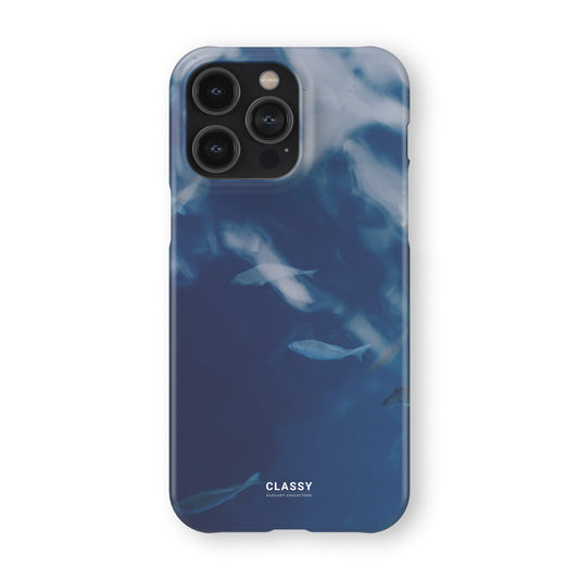 Blue Elegant Ocean Snap Case front