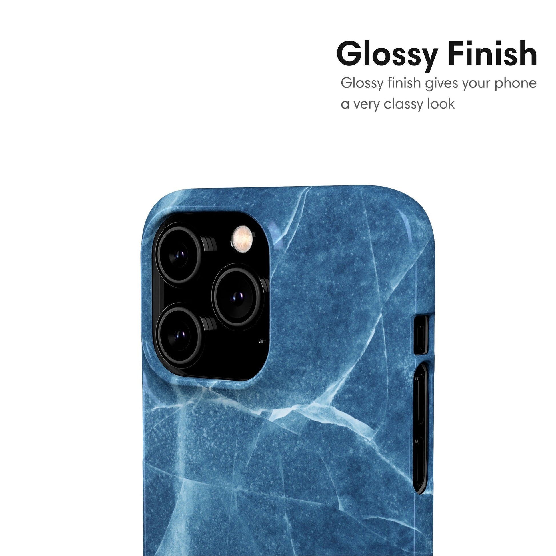 Blue Marble Snap Case glossy