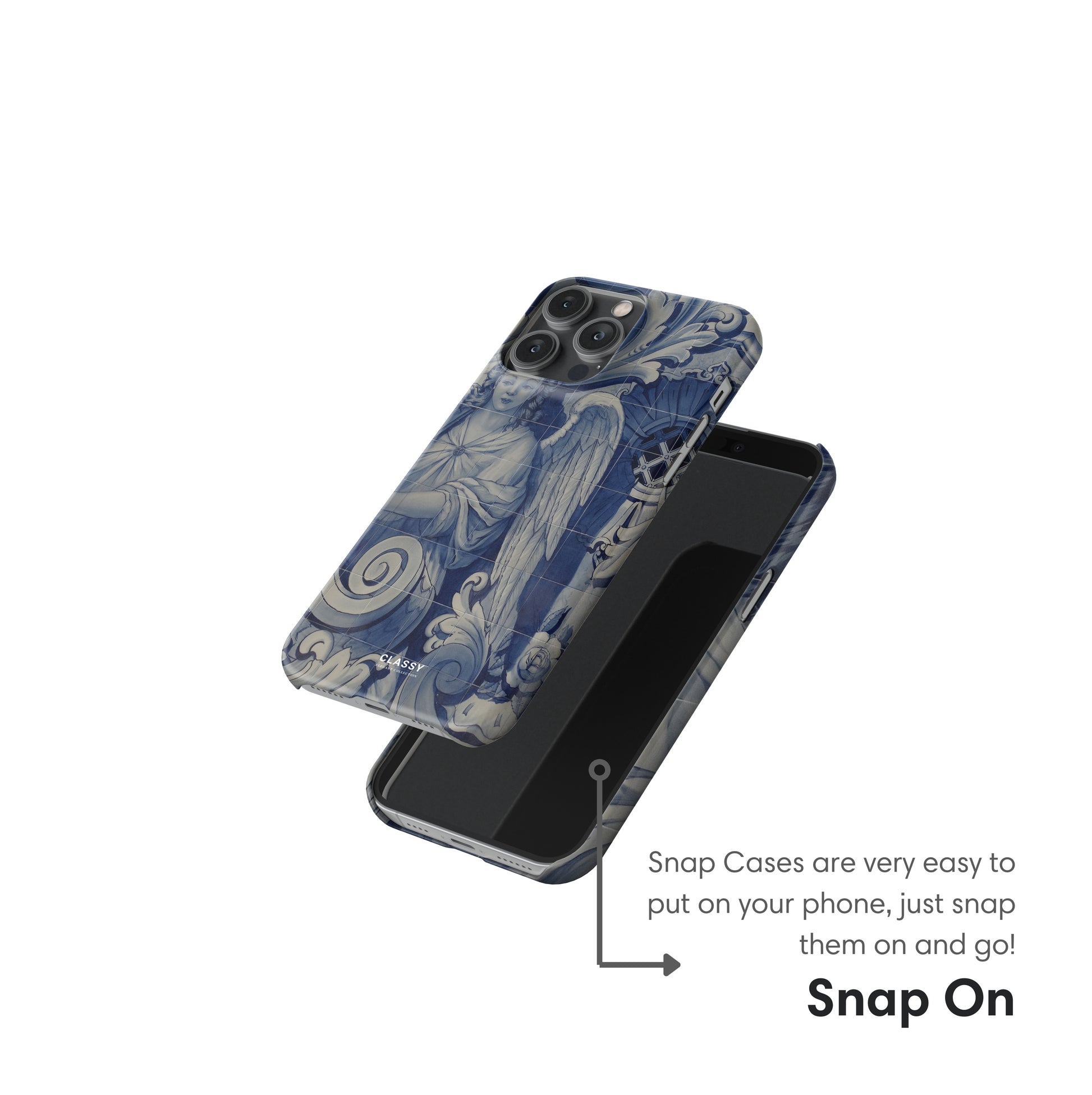 Blue Medieval Art Snap Case snap on