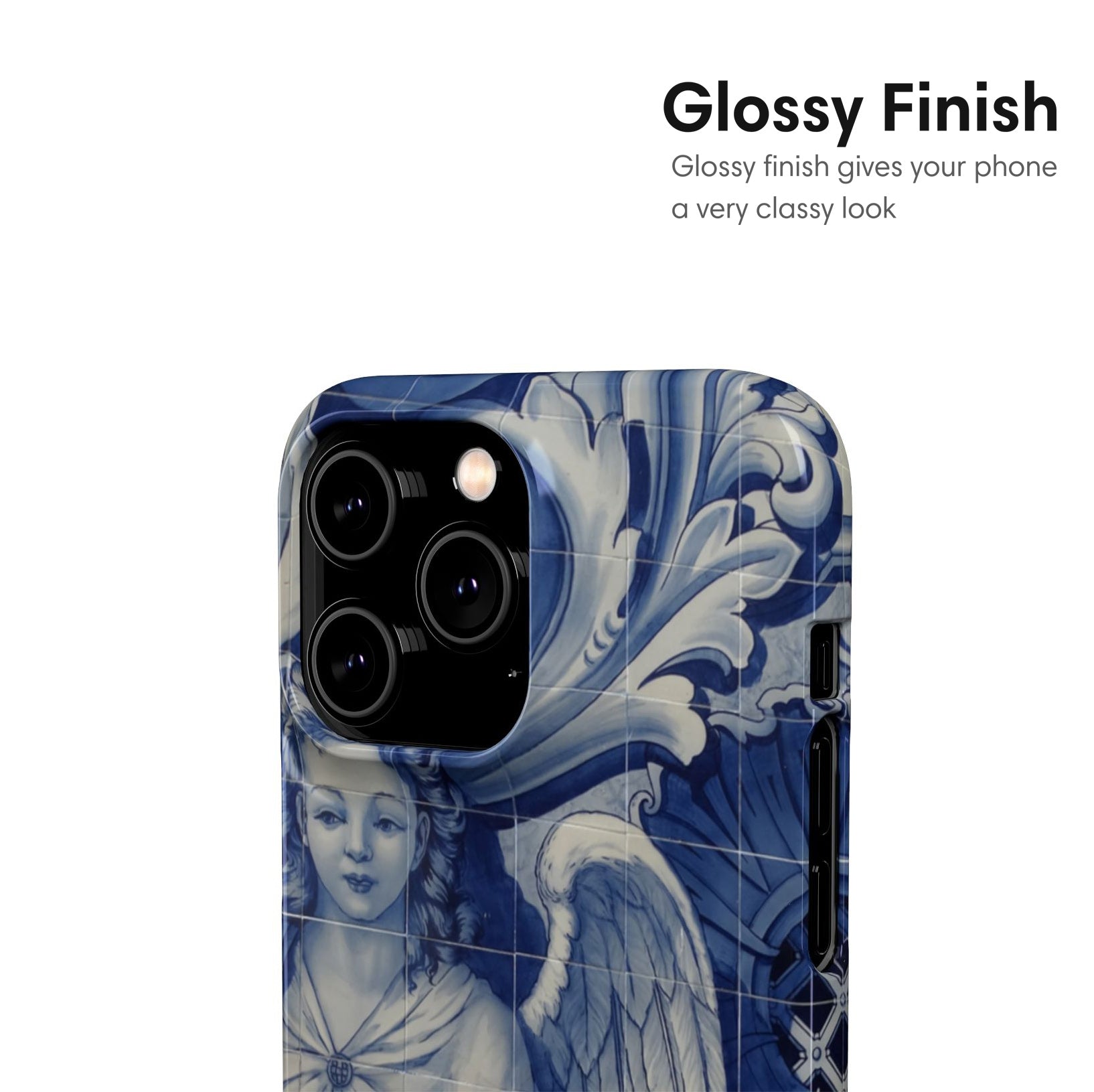 Blue Medieval Art Snap Case glossy