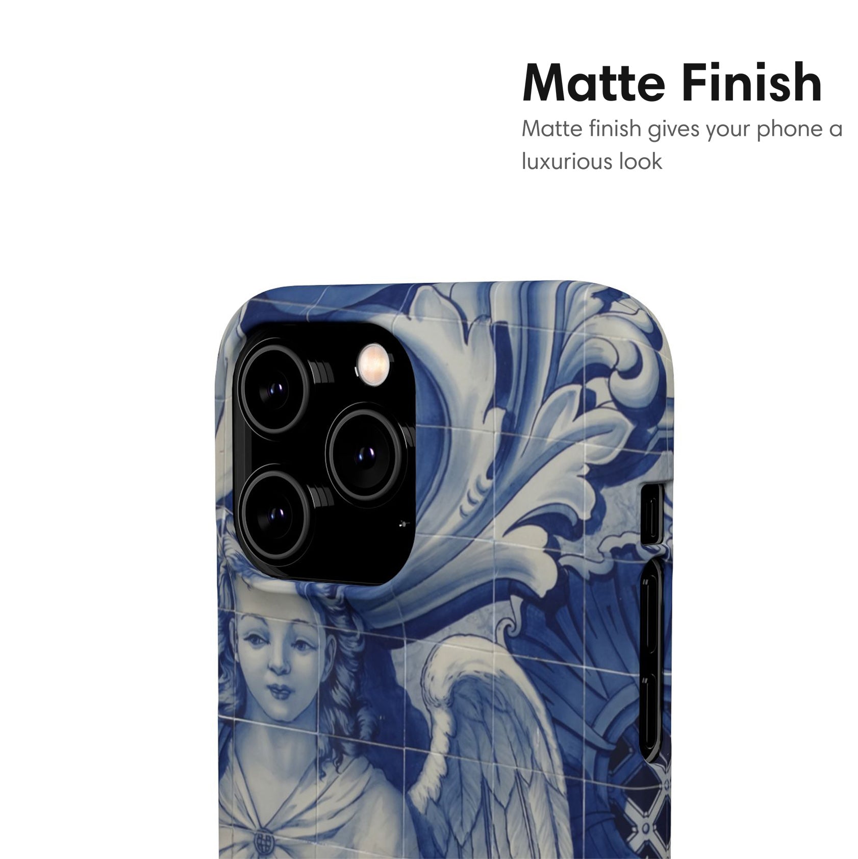 Blue Medieval Art Snap Case matte