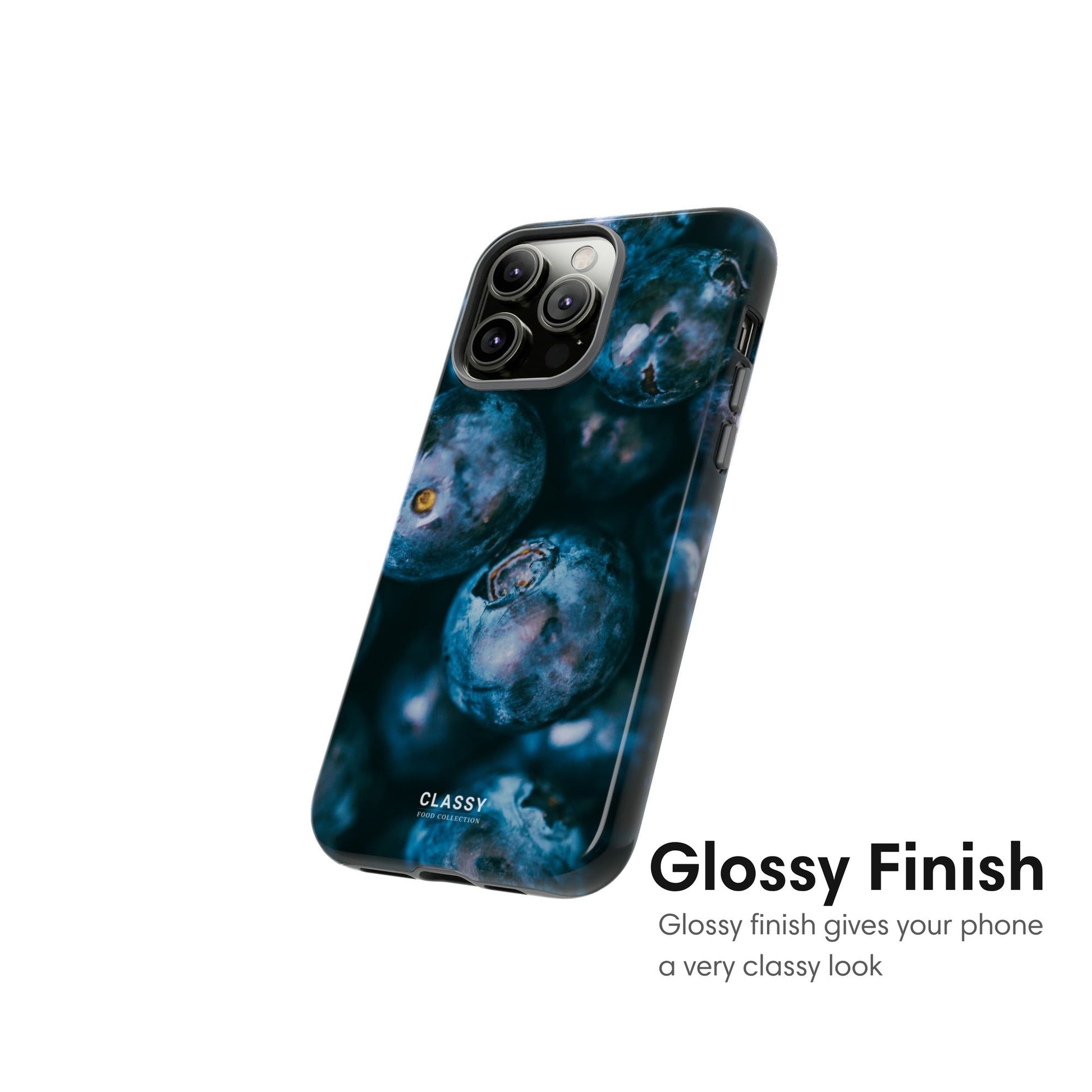 Blueberries Tough Case glossy