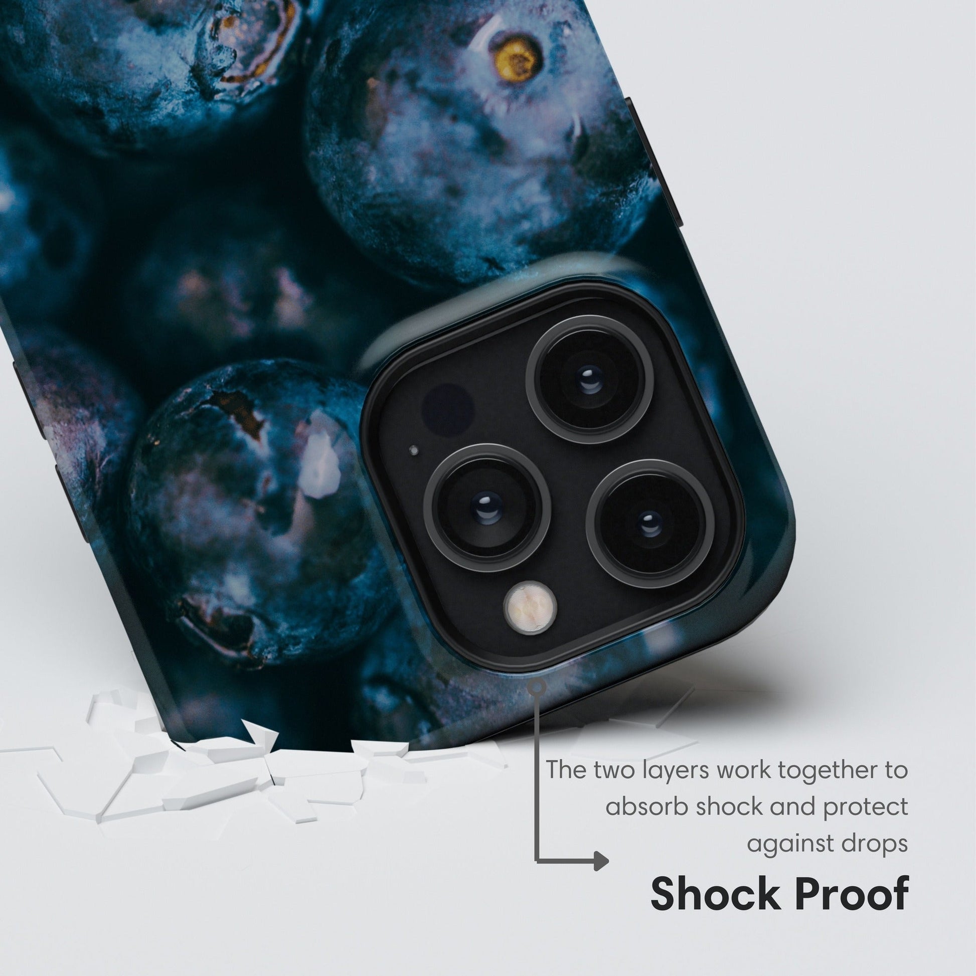 Blueberries Tough Case shockproof