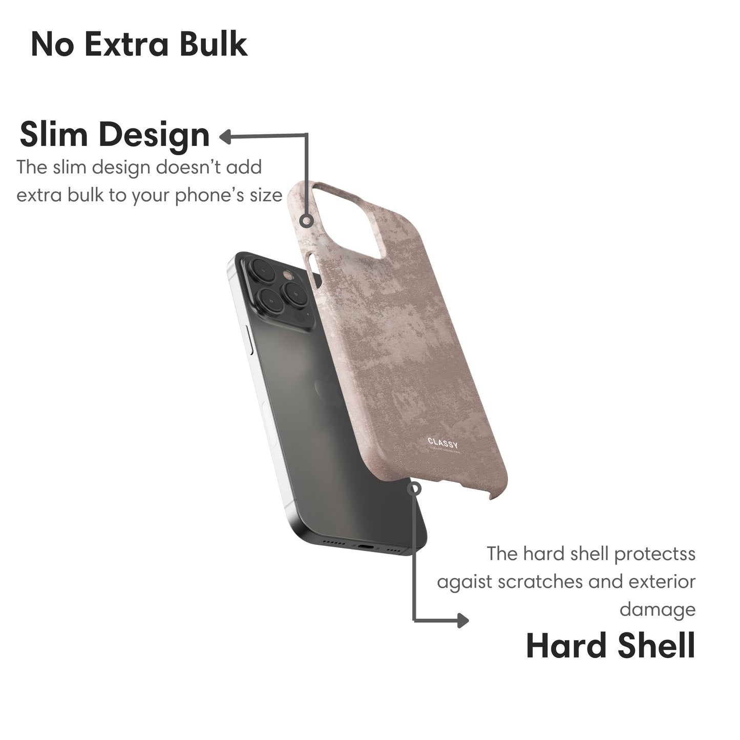 Bronze Design Snap Case layers