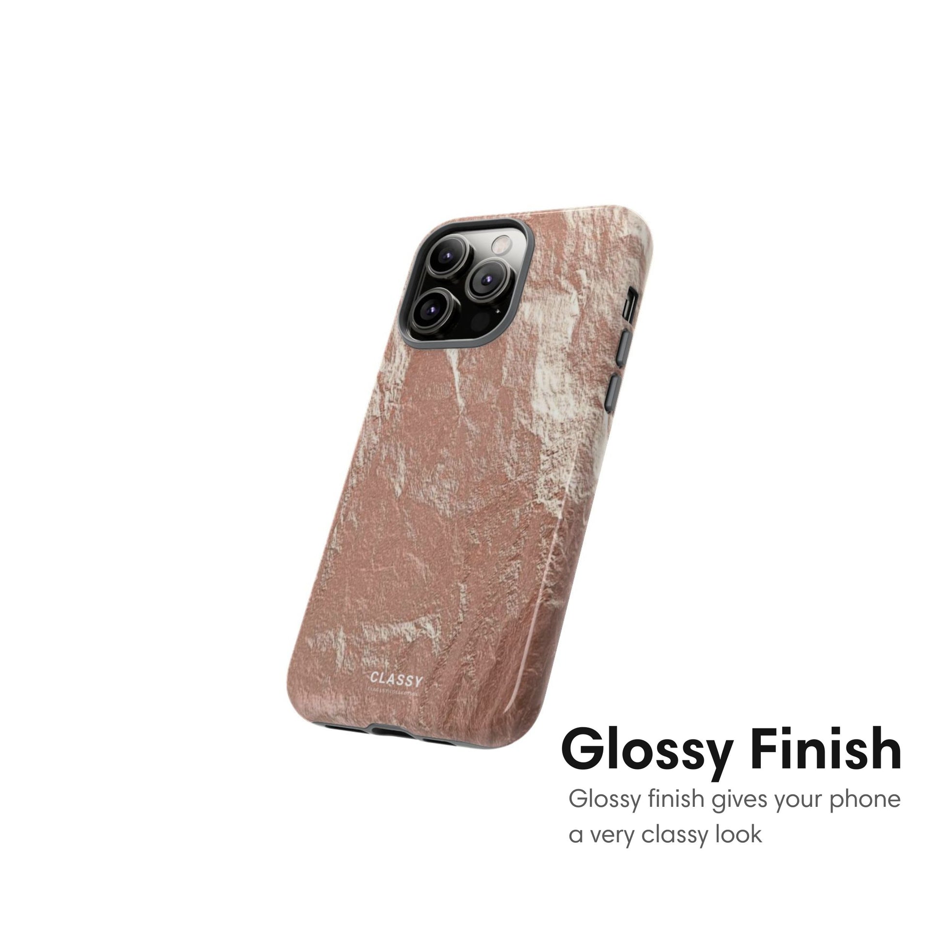 Bronze Texture Design Tough Case glossy