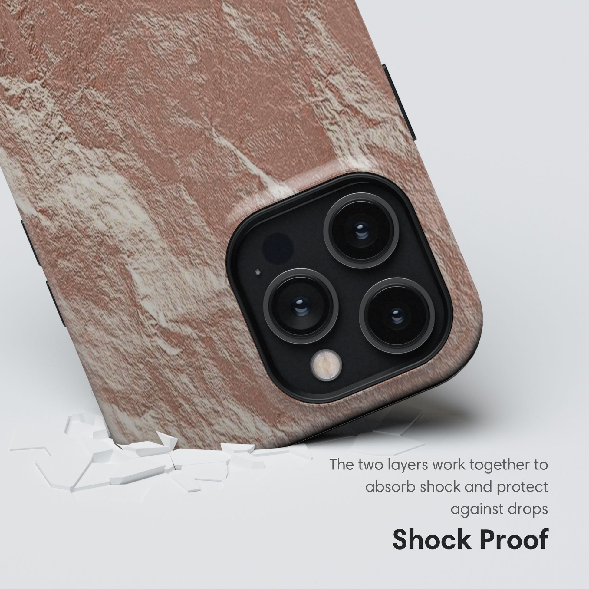 Bronze Texture Design Tough Case shockproof