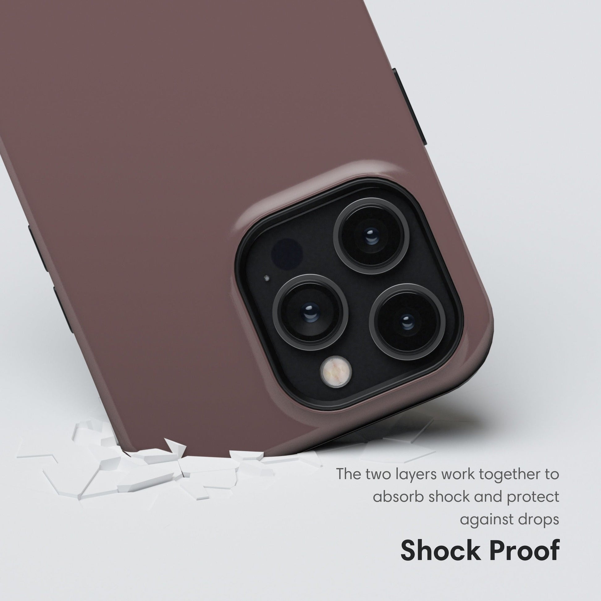 Brown Tough Case shockproof