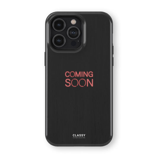 Coming Soon Black Tough Case front