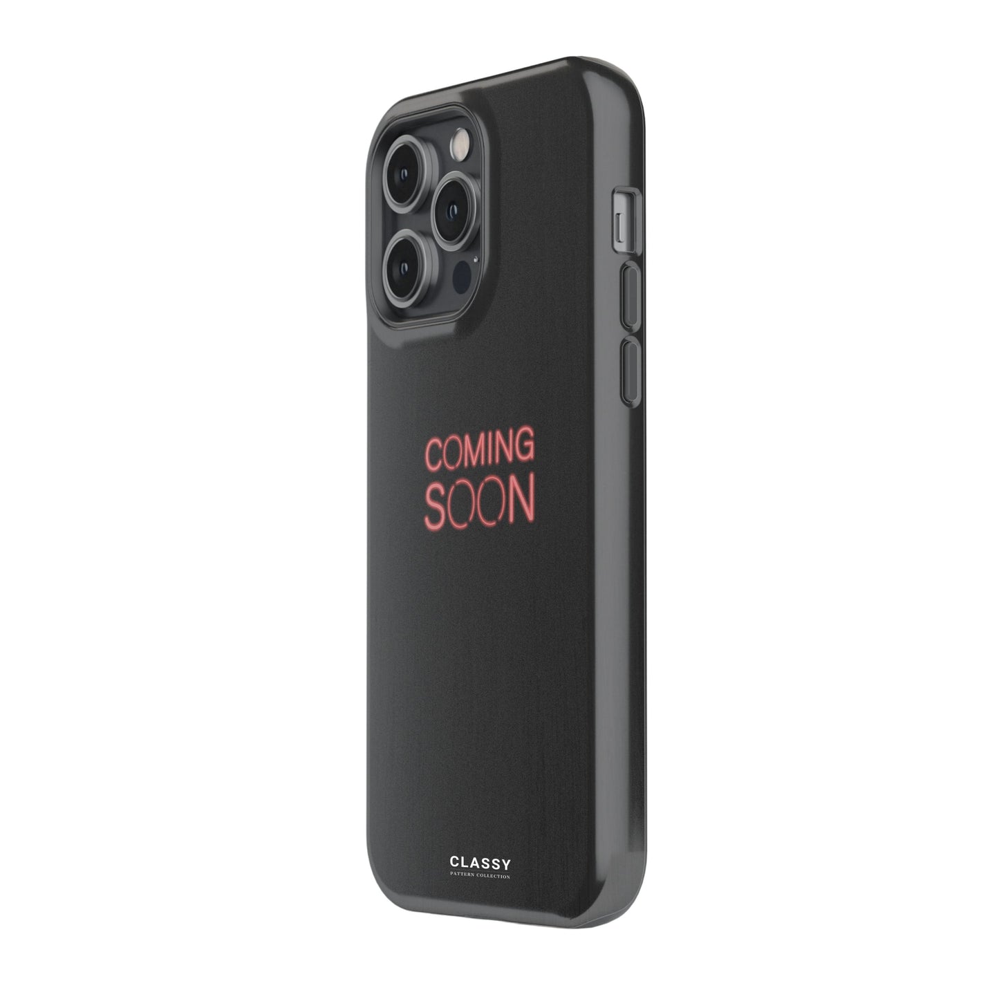 Coming Soon Black Tough Case side