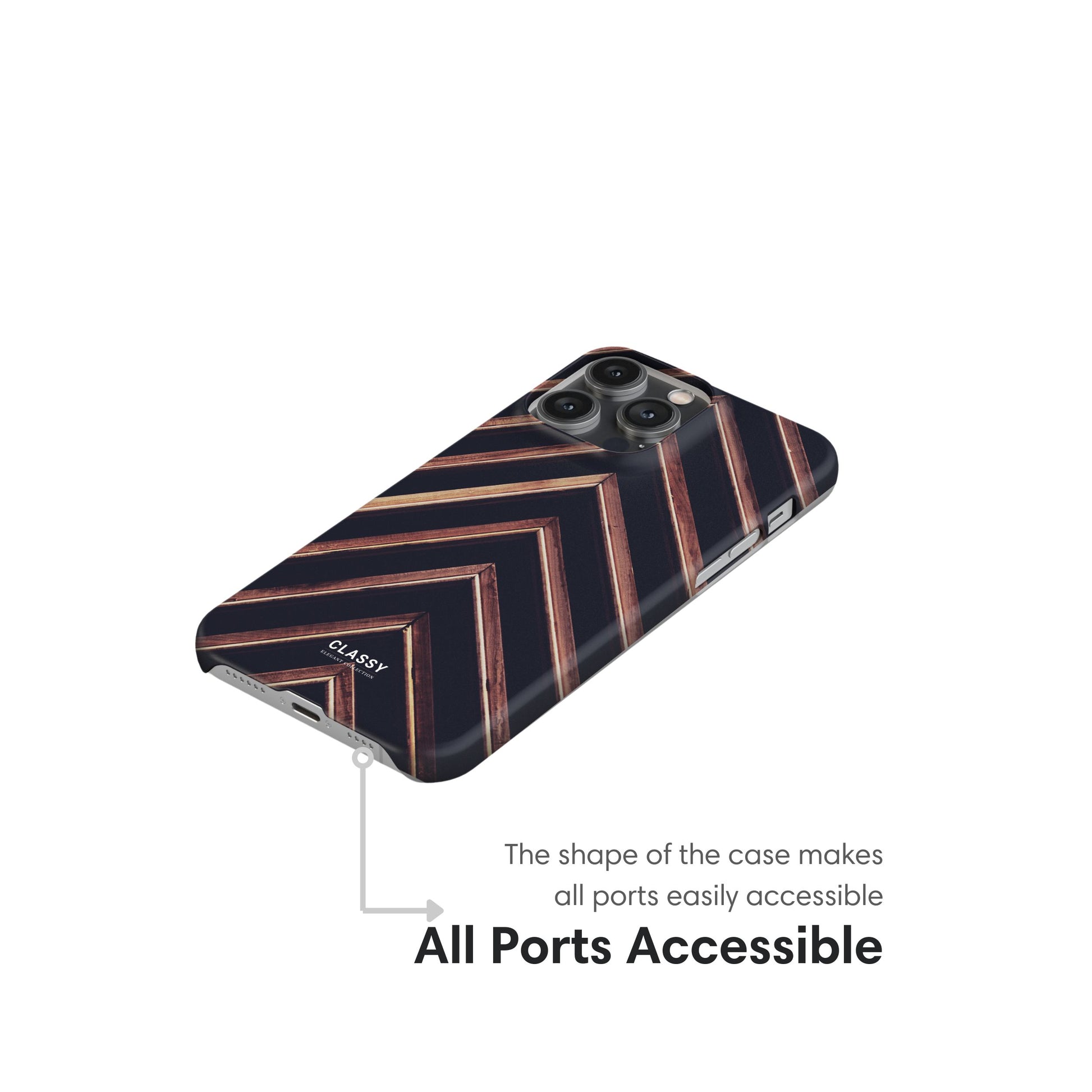 Confusion Snap Case ports