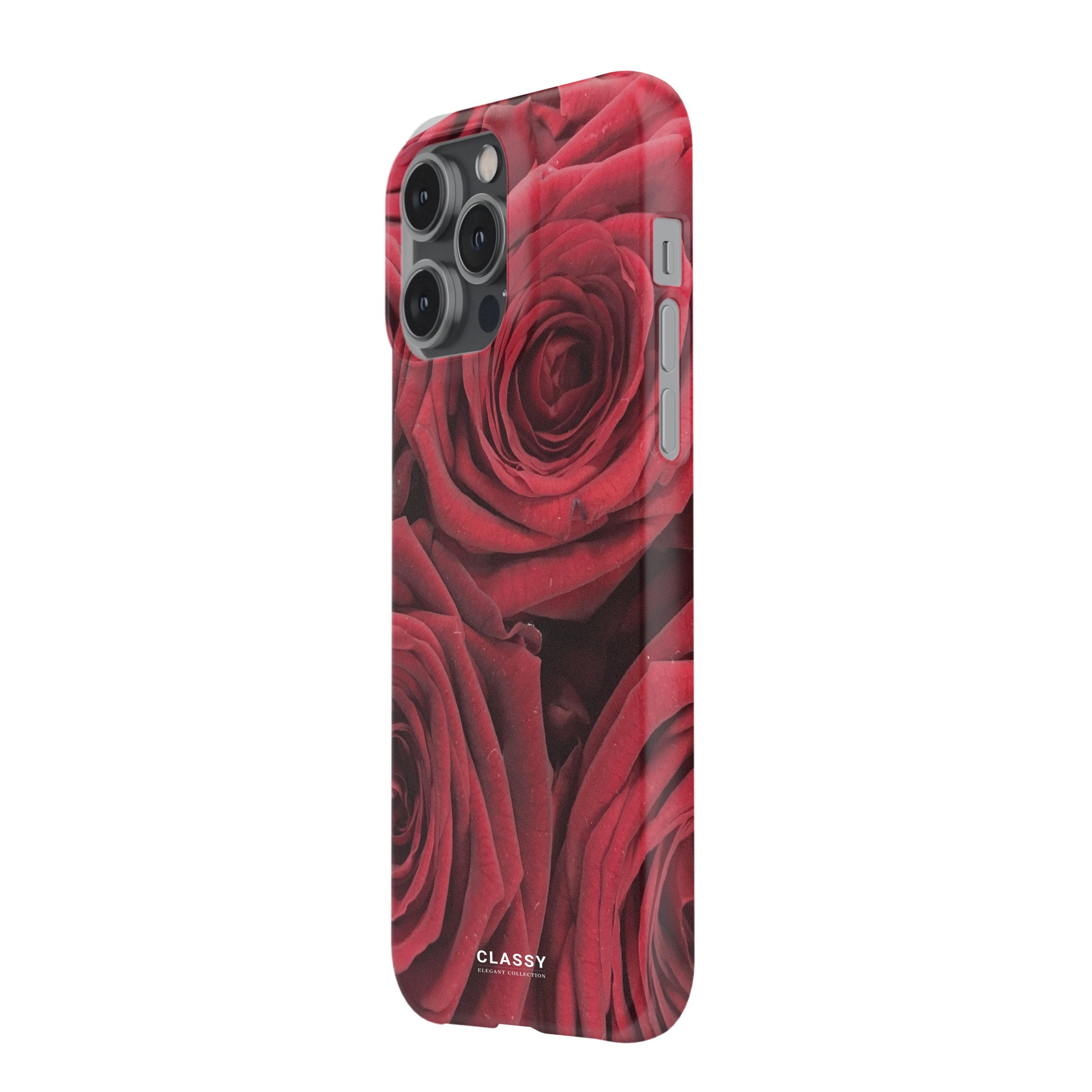 Dark Red Roses Snap Case side