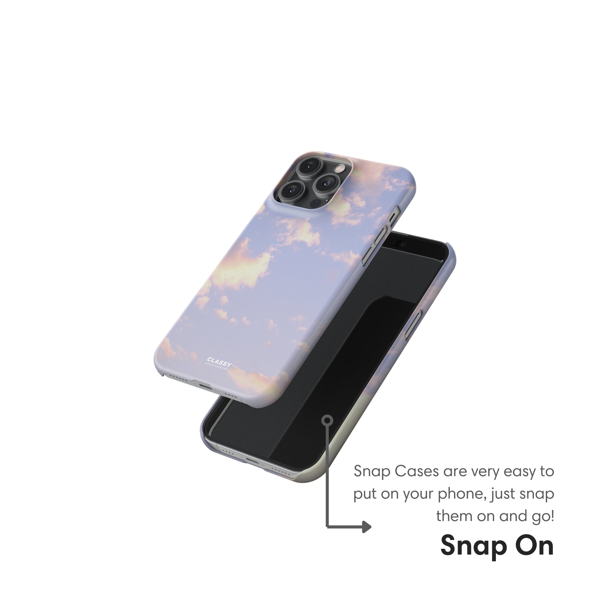 Dawn Sky Snap Case snap on