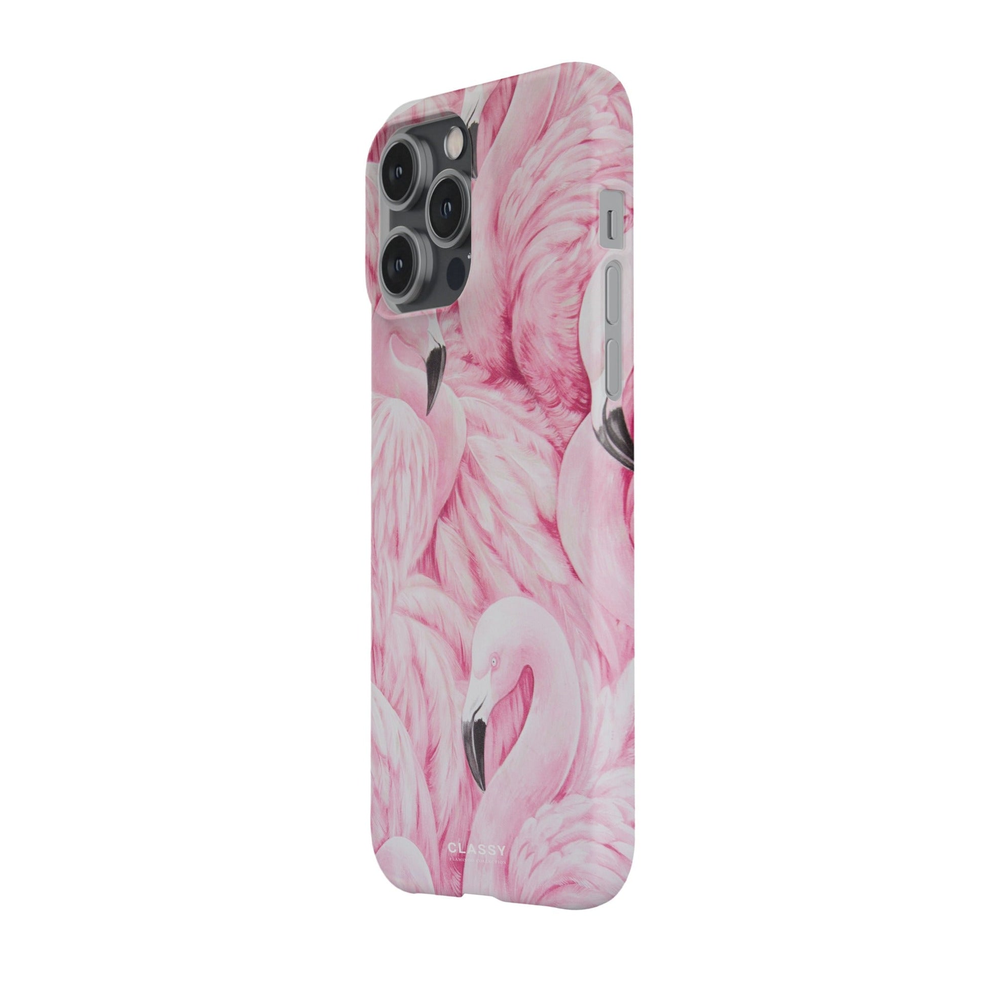 Full Out Flamingo Snap Case side