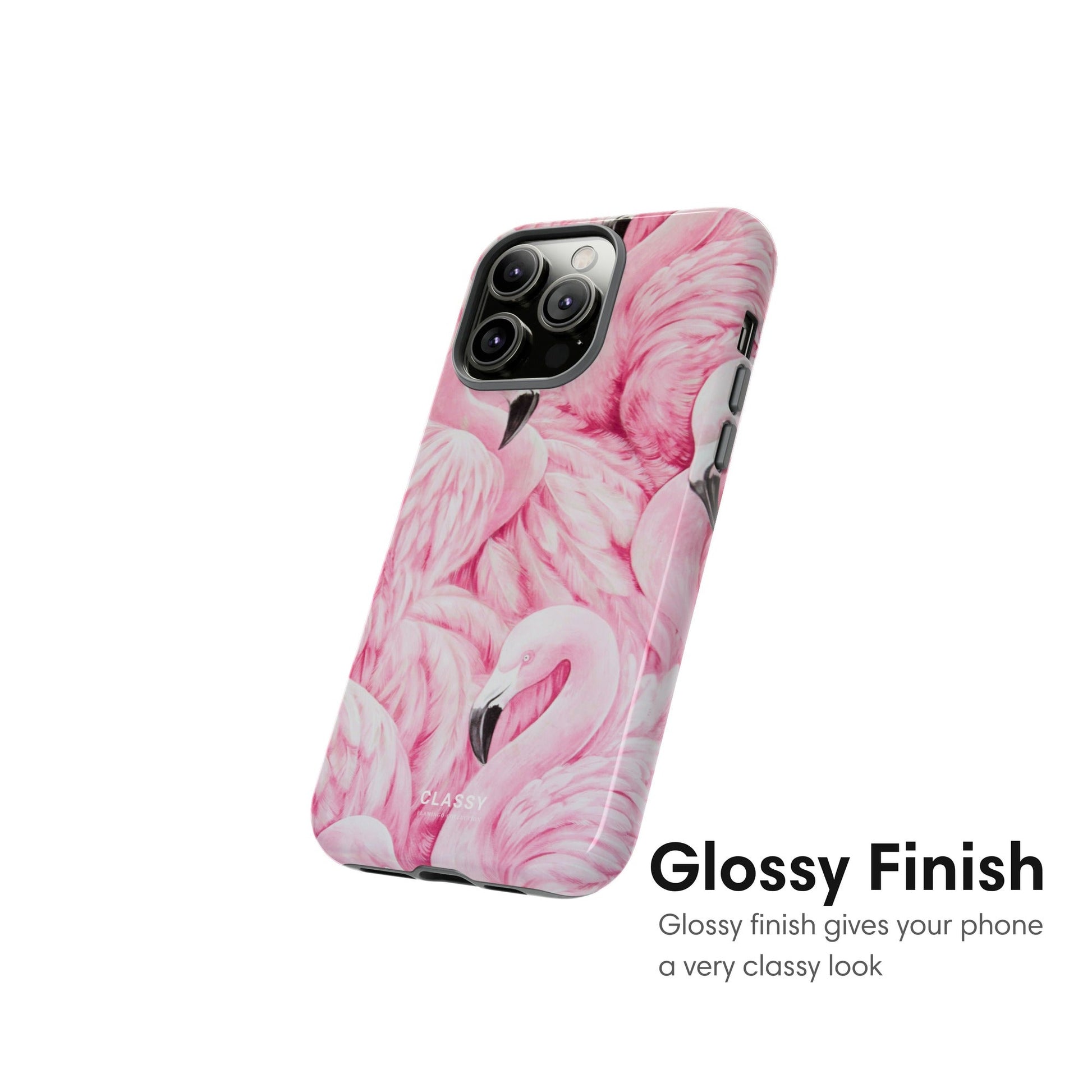 Full Out Flamingo Tough Case glossy