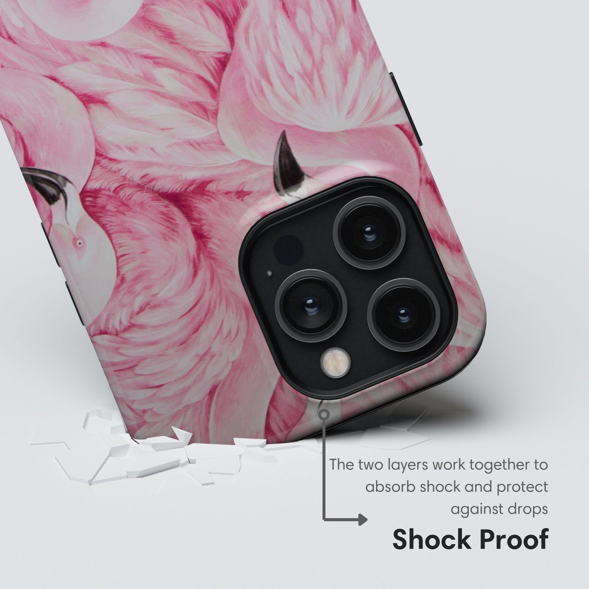Full Out Flamingo Tough Case shockproof