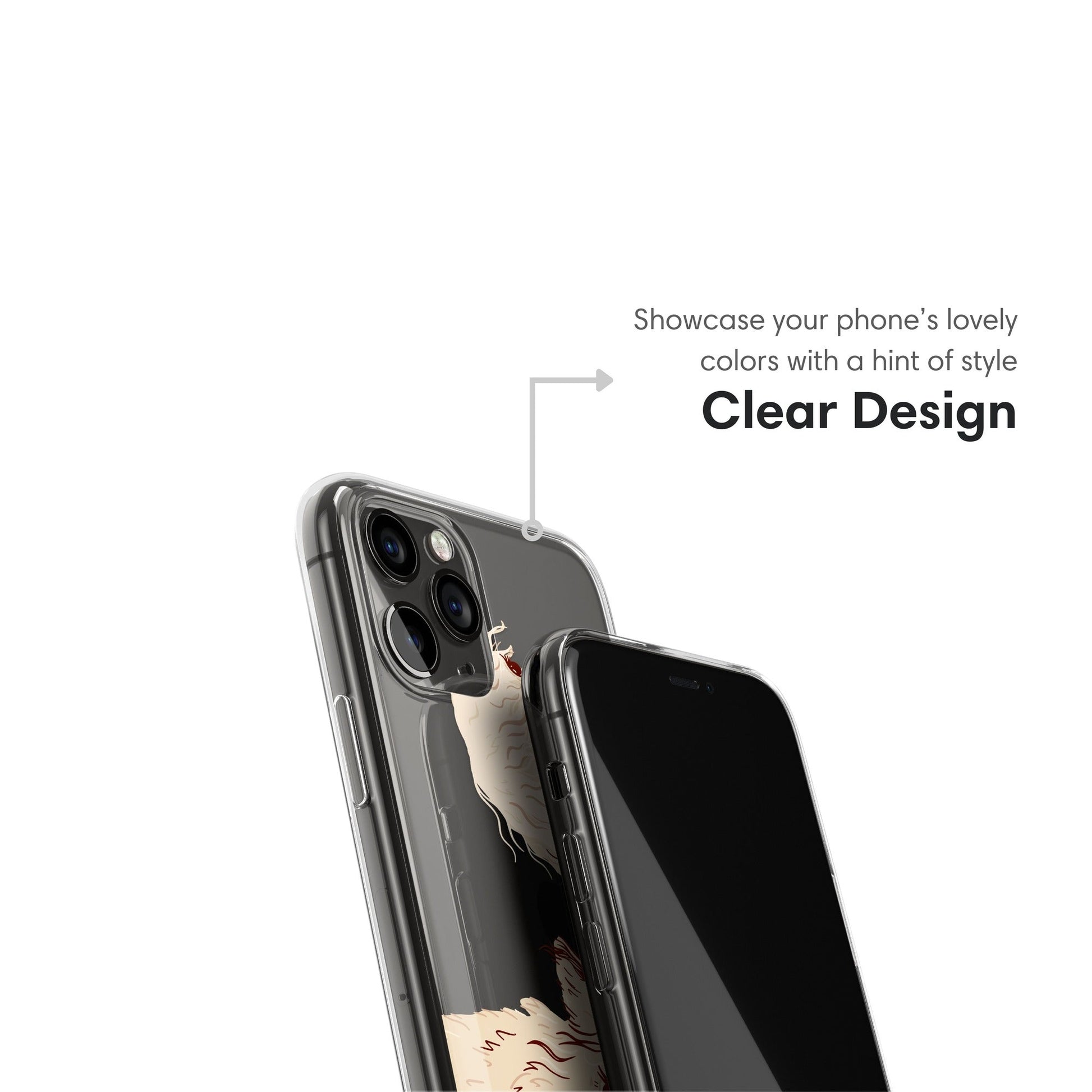 Funky Llamas Clear Case clear