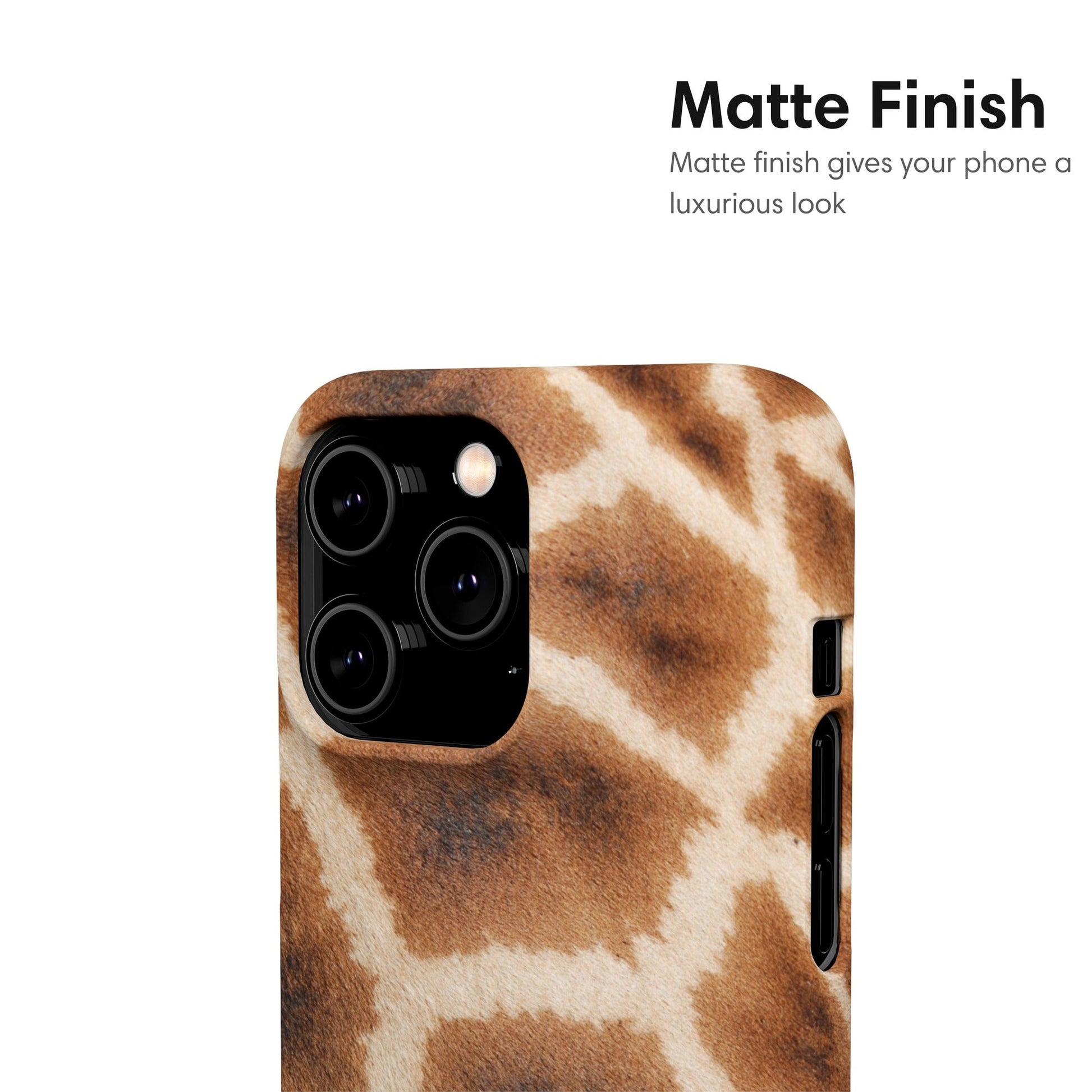 Giraffe Pattern Snap Case matte