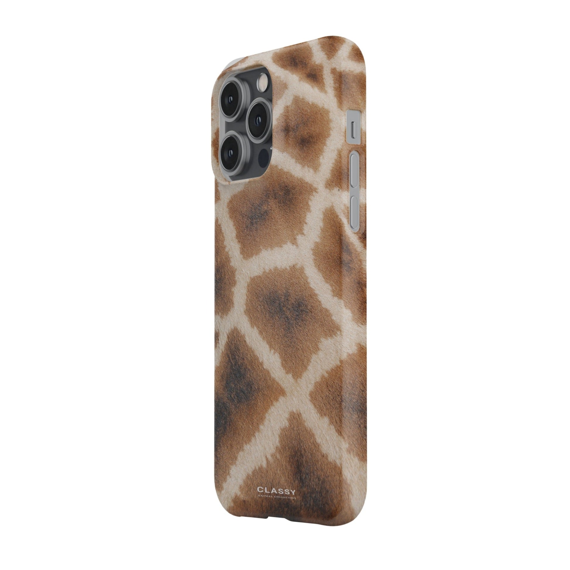 Giraffe Pattern Snap Case side