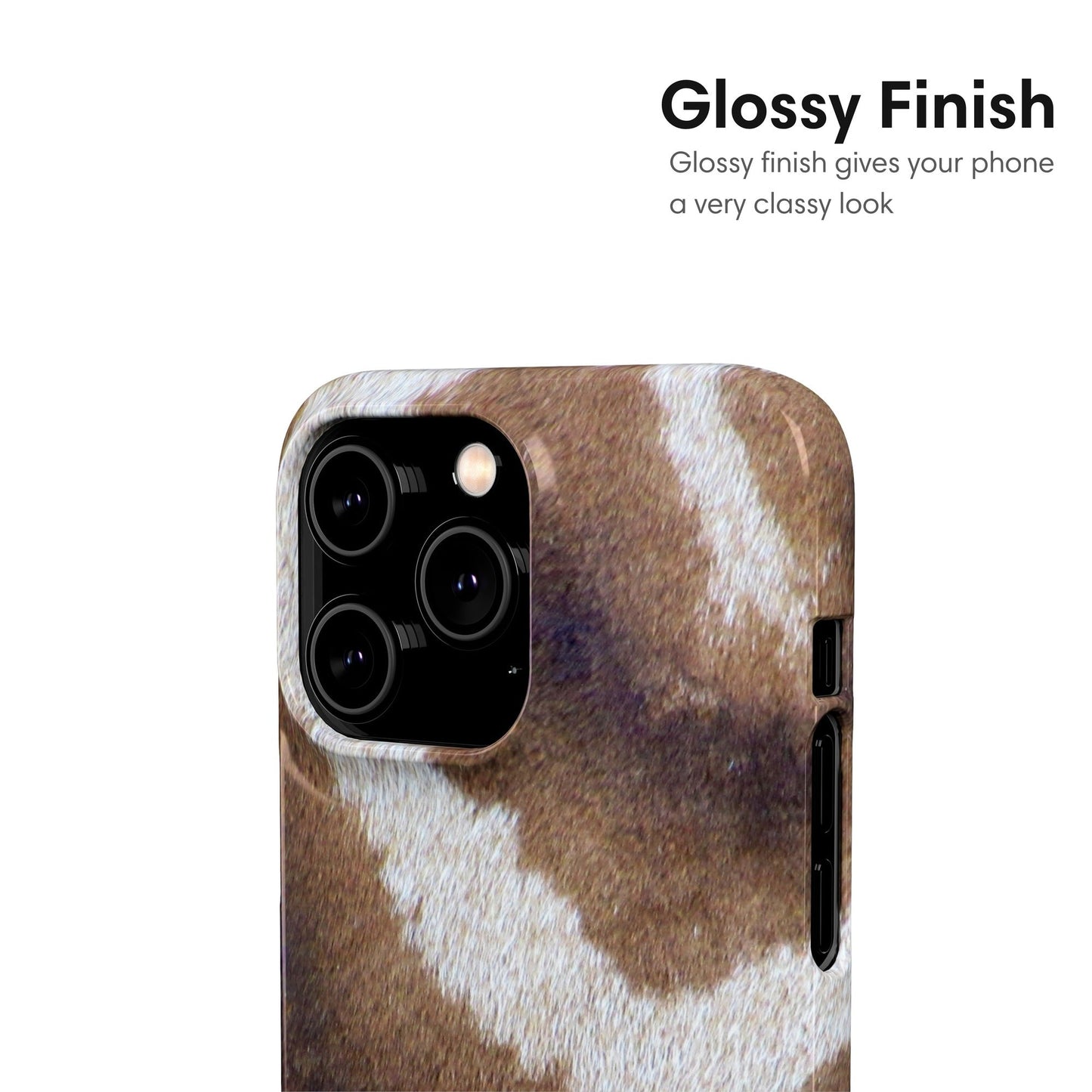 Giraffe Spots Snap Case glossy
