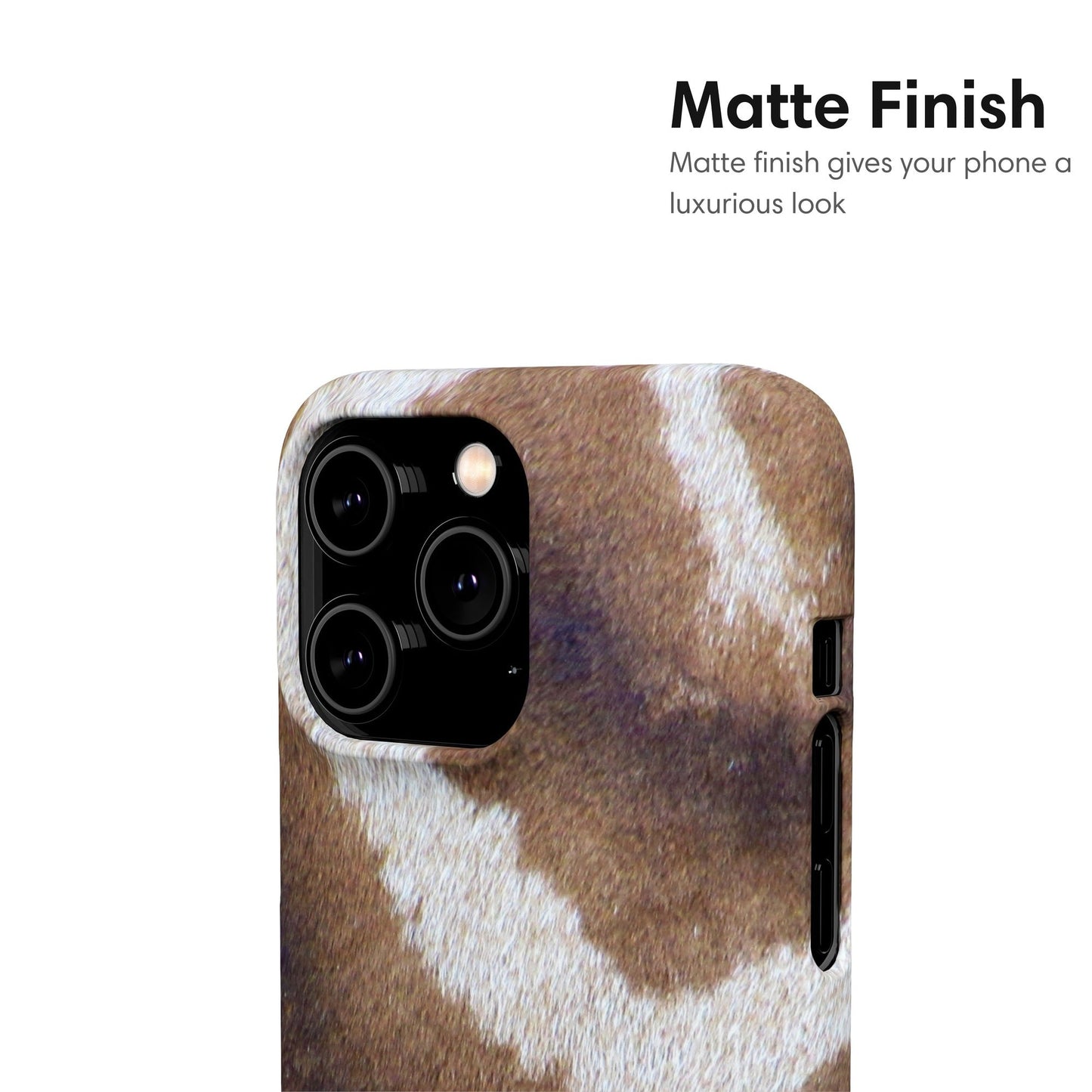 Giraffe Spots Snap Case matte