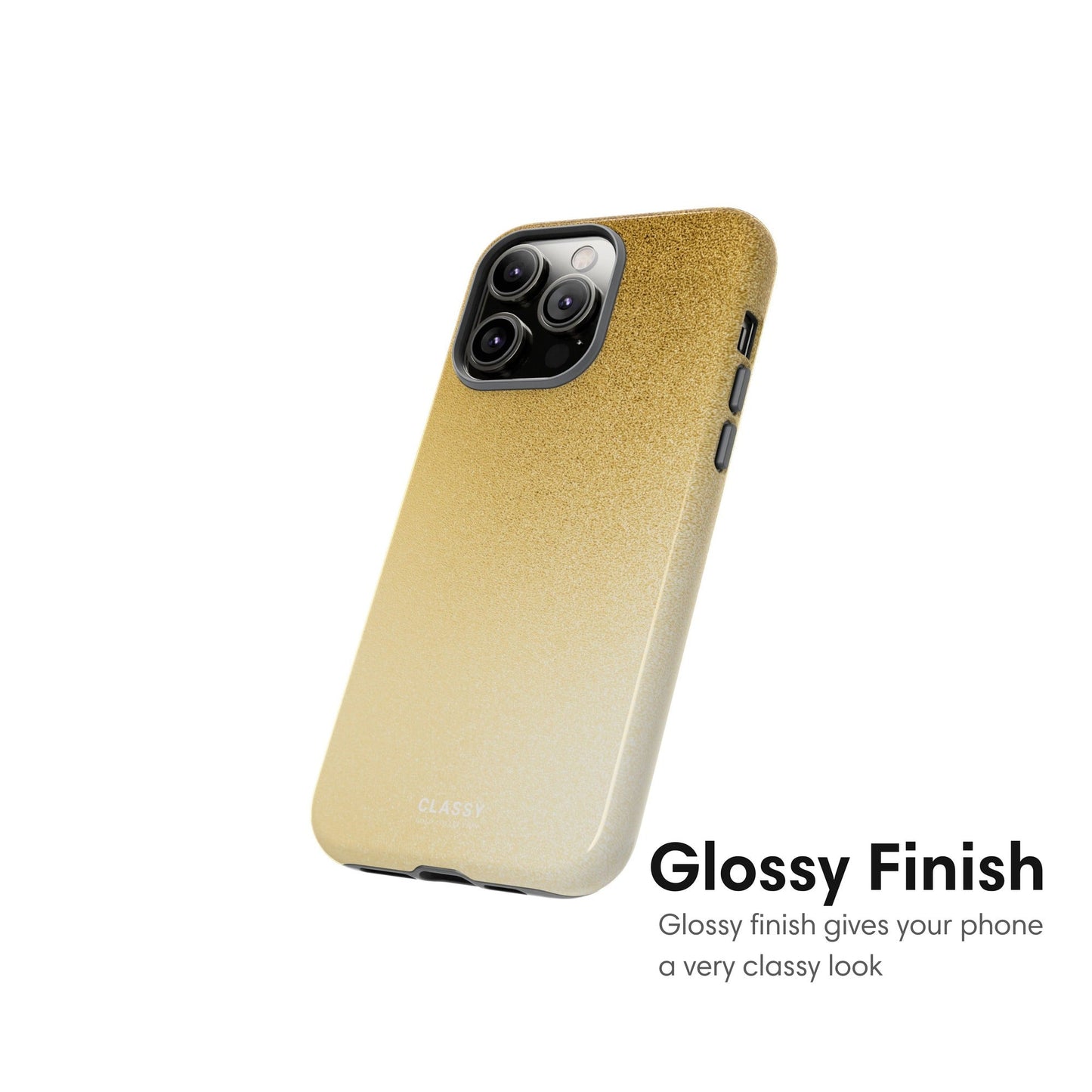 Gold Ombre Tough Case glossy