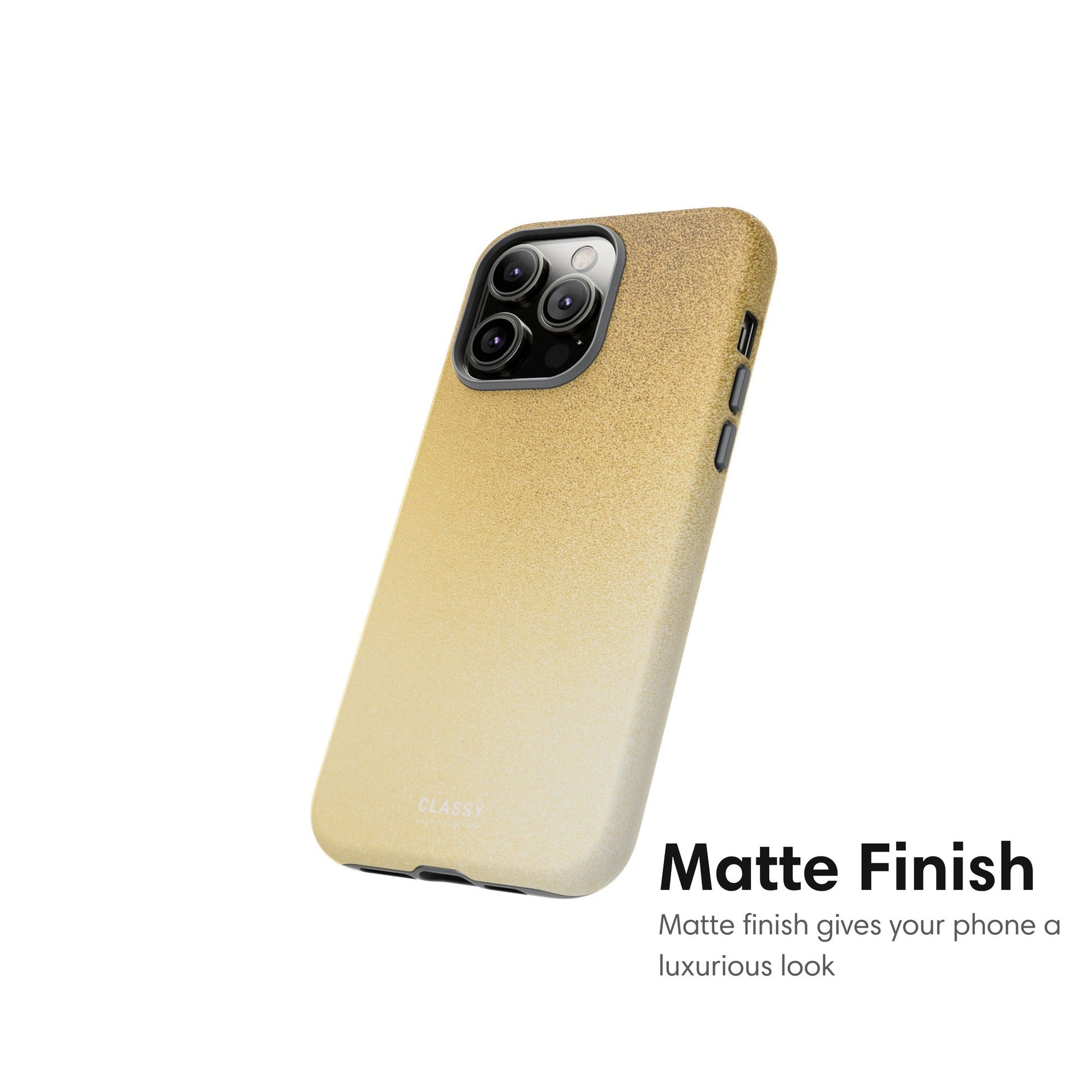 Gold Ombre Tough Case matte