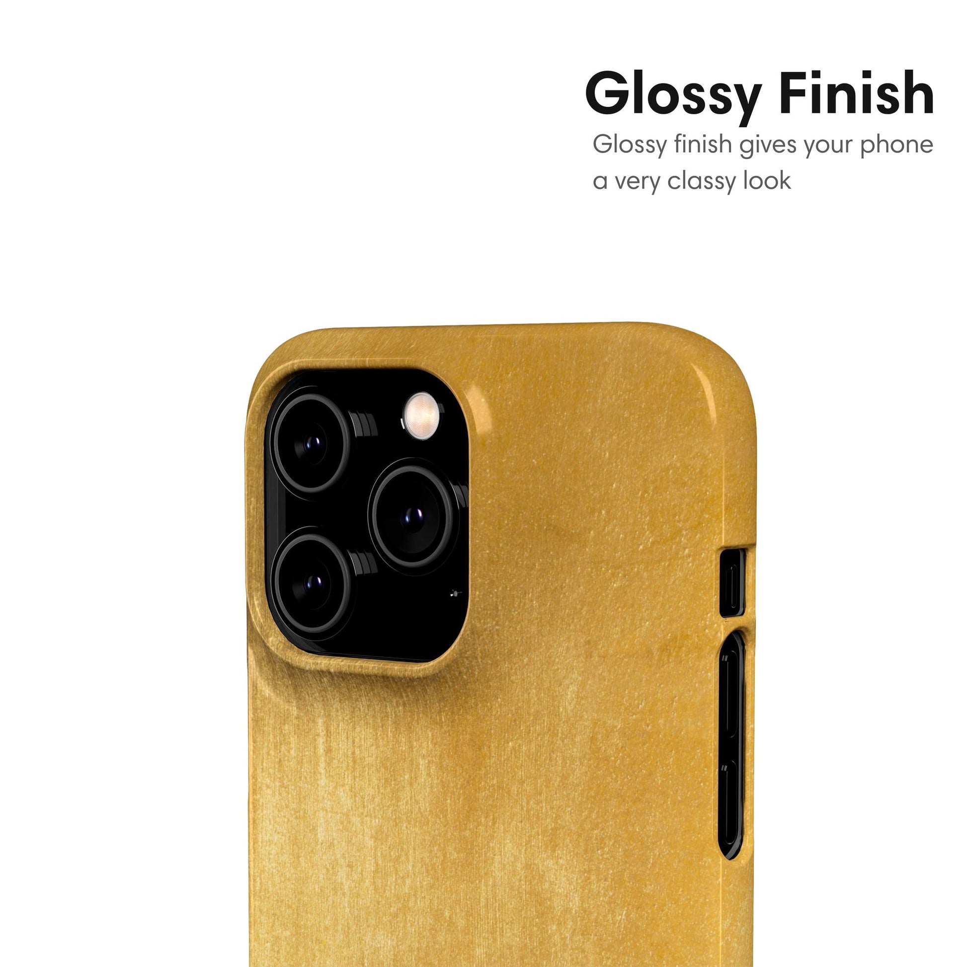 Gold Slight Pattern Snap Case glossy