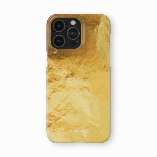 Gold Textured Pattern Snap Case front