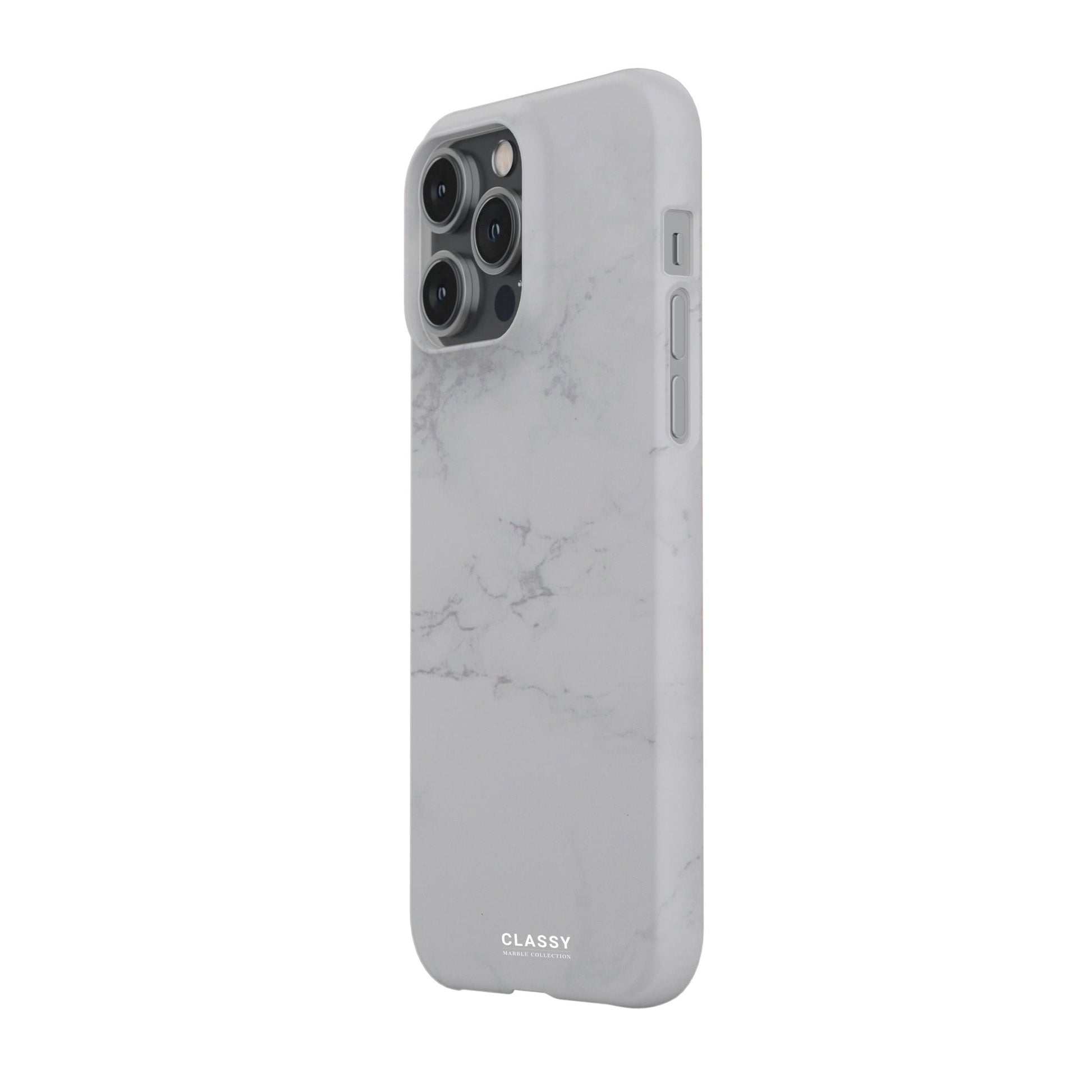 Gray Marble Snap Case side