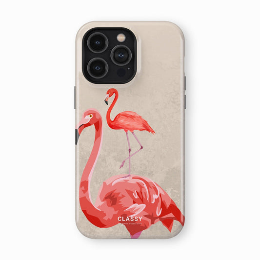 Huge Awesome Flamingo Tough Case front