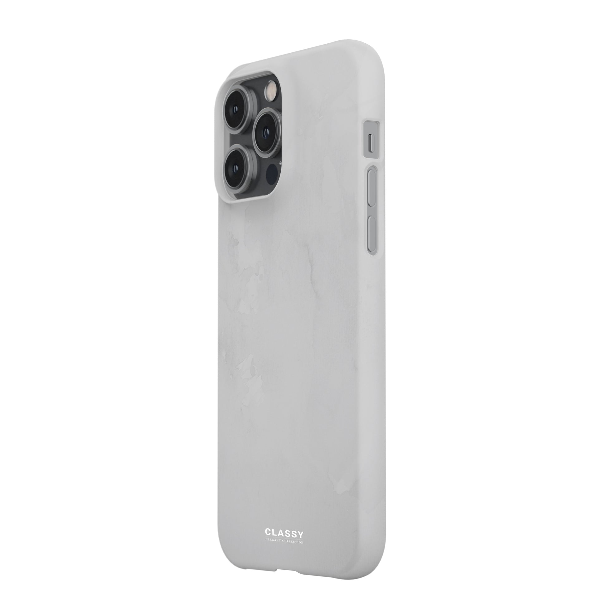 Light Gray Elegant Snap Case side