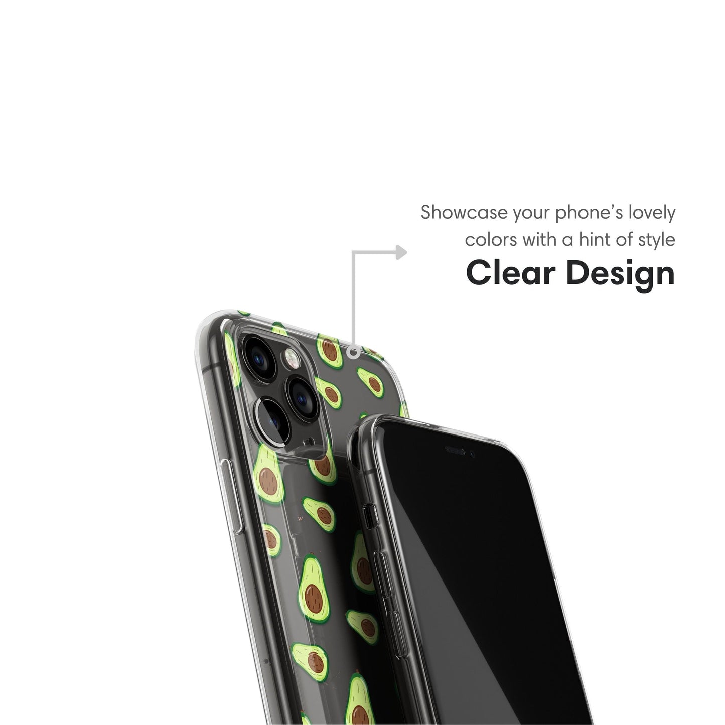 Little Avocados Clear Case clear