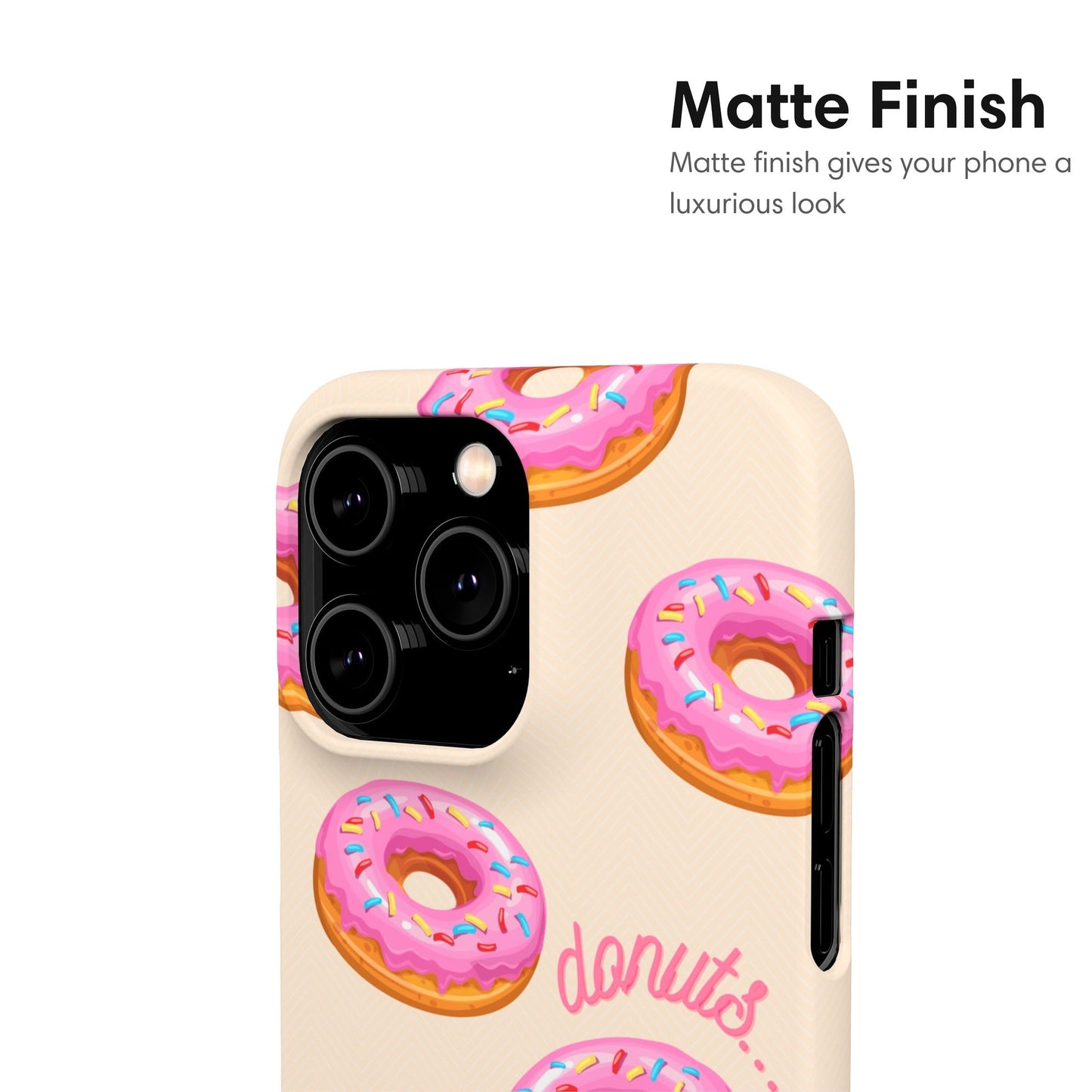 Little Donuts Snap Case matte