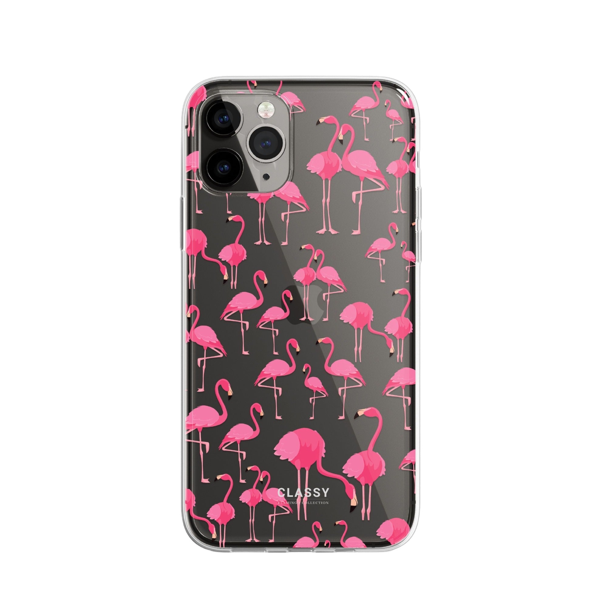 Flamingos. A passport sleeve with a pink flami Flamingos. A passport sleeve with a pink flami