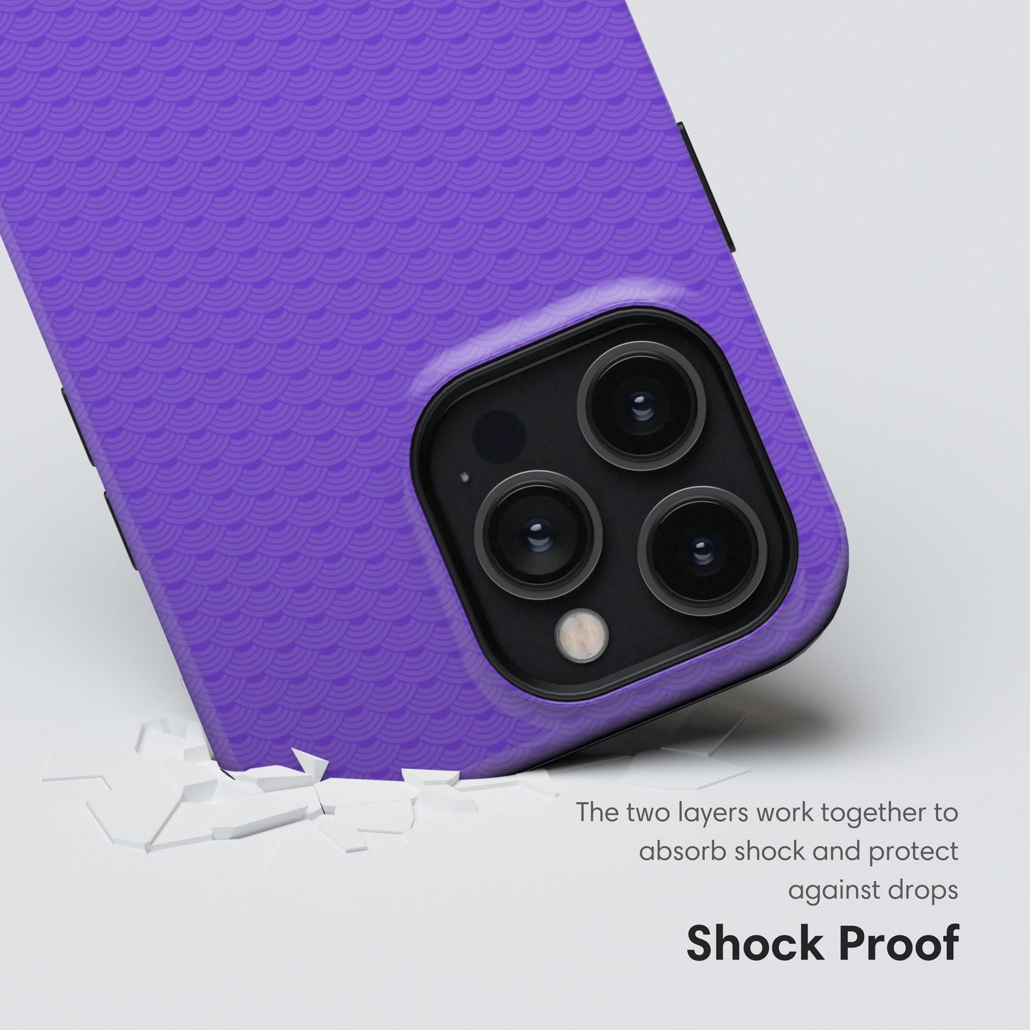 Little Purple Circles Tough Case shockproof