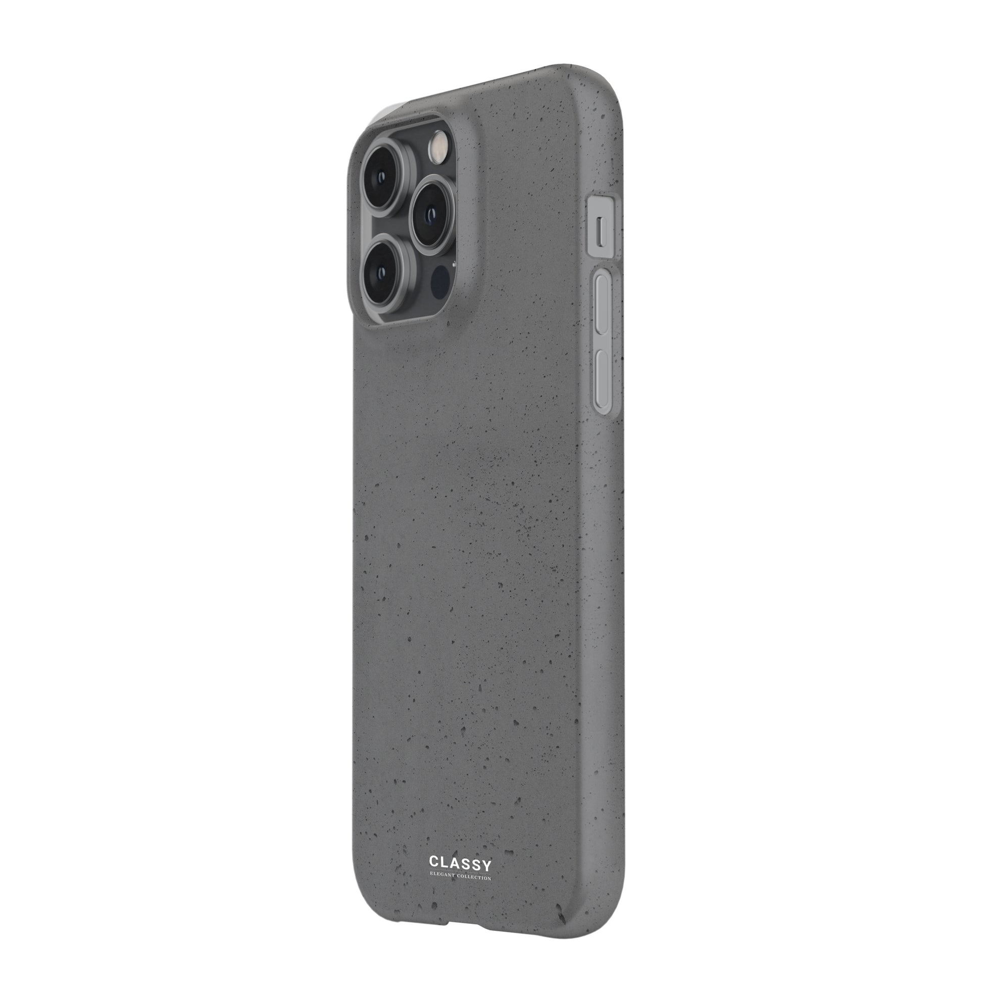 Minimalistic Dark Gray Snap Case side