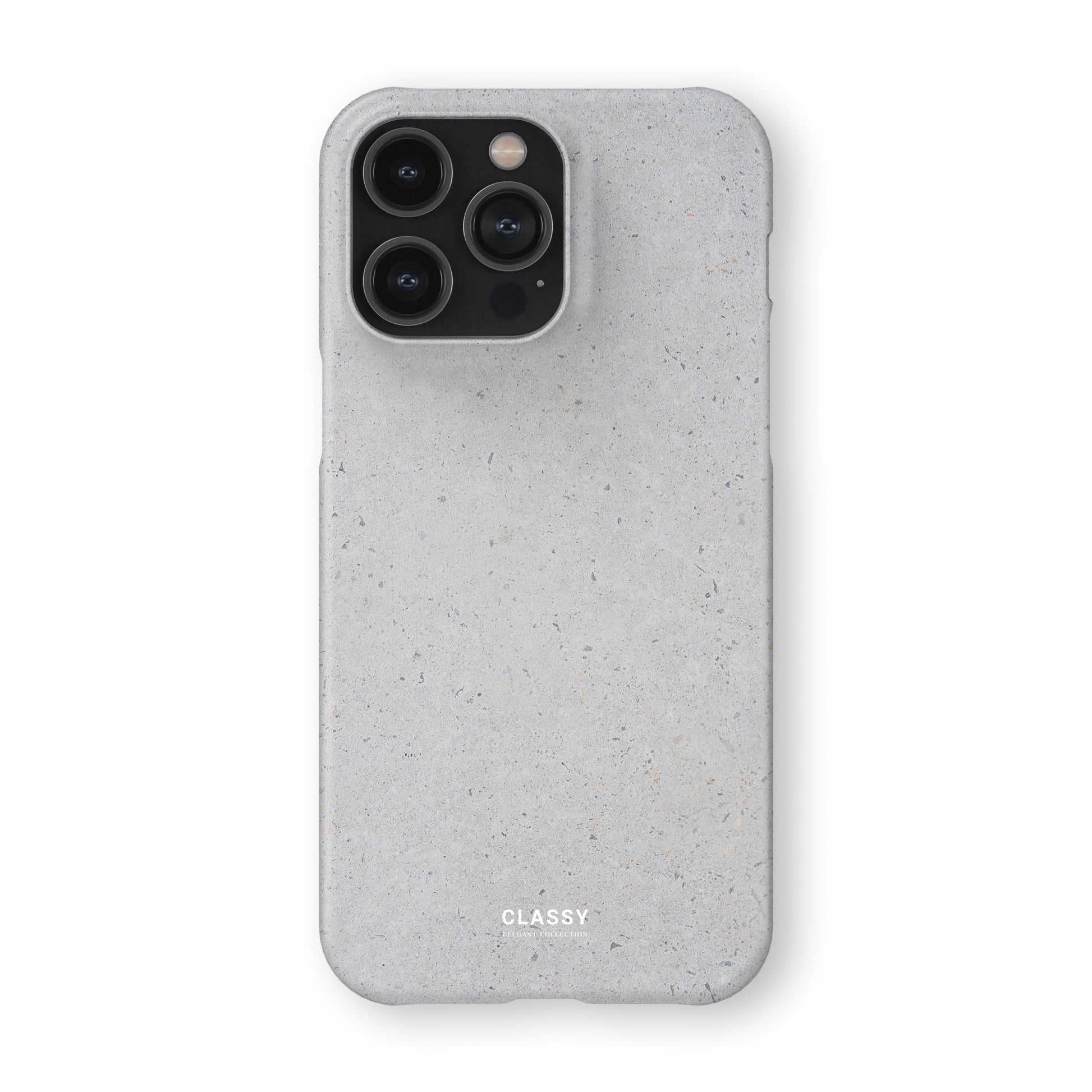 Minimalistic Gray Snap Case front