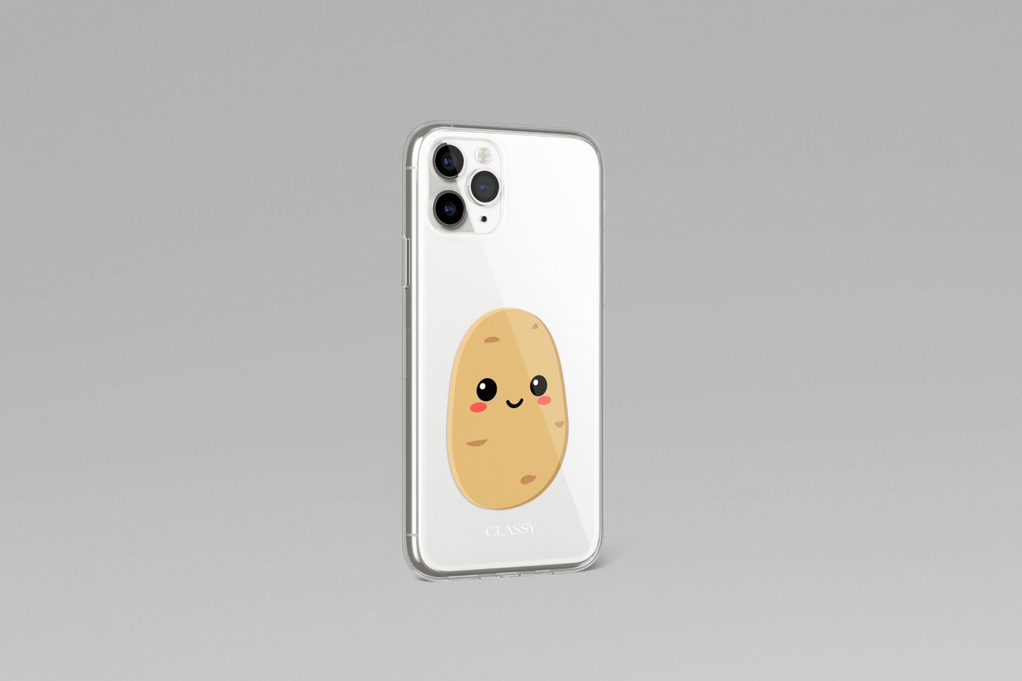 Potato Matching Couple Clear Case - Right