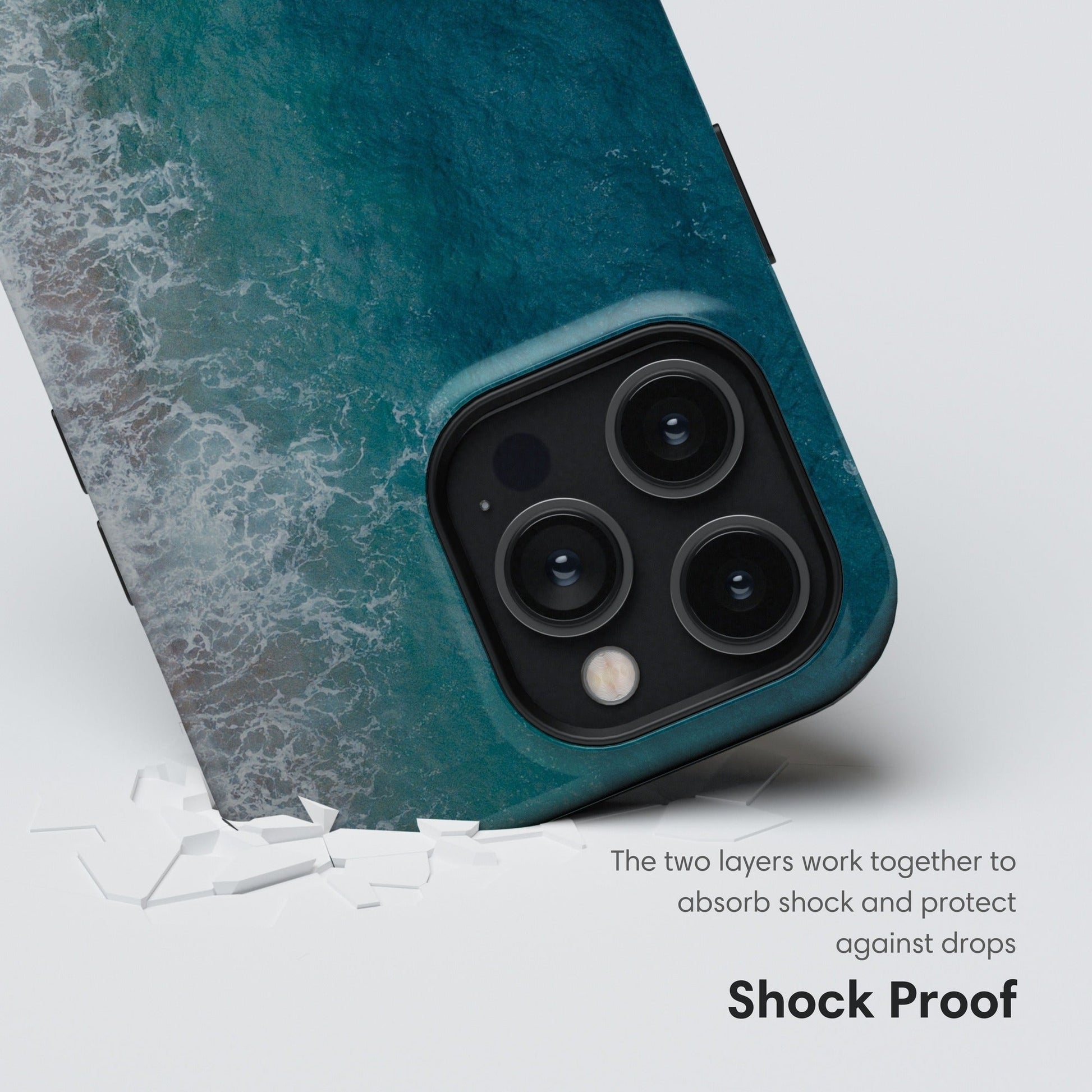 Ombre Ocean Tough Case shockproof
