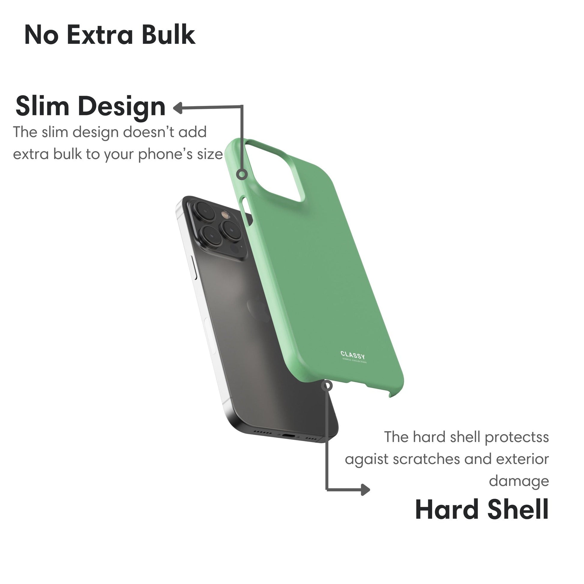 Pastel Green Snap Case layers
