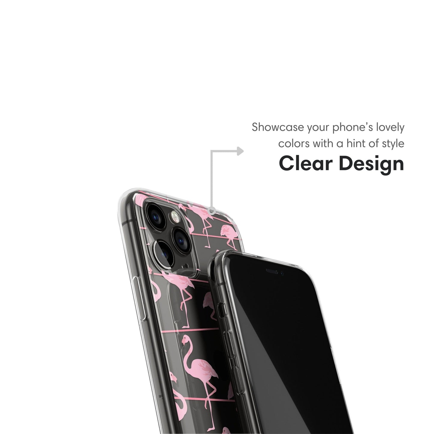 Pink Flamingo Clear Case clear