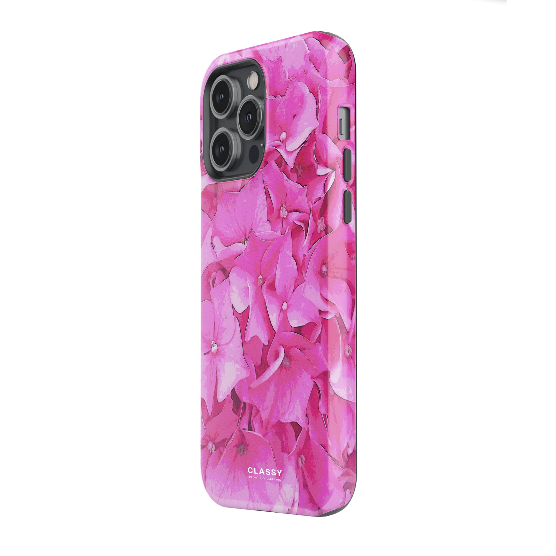 Pink Flower Art Tough Case side