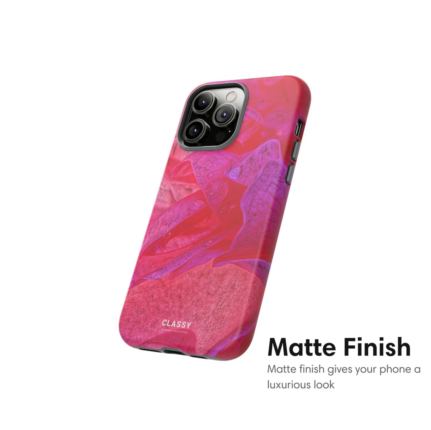 Pink Flower Tough Case matte