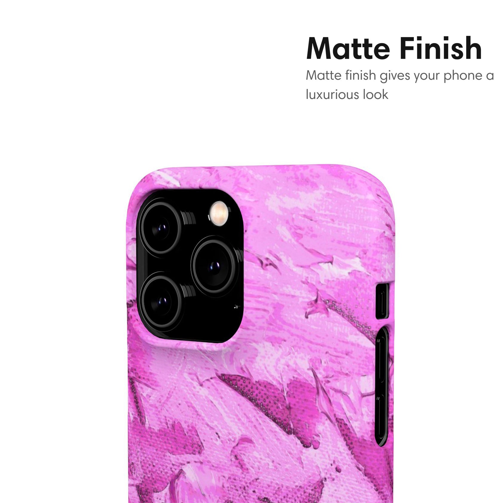 Purple Pattern Snap Case matte