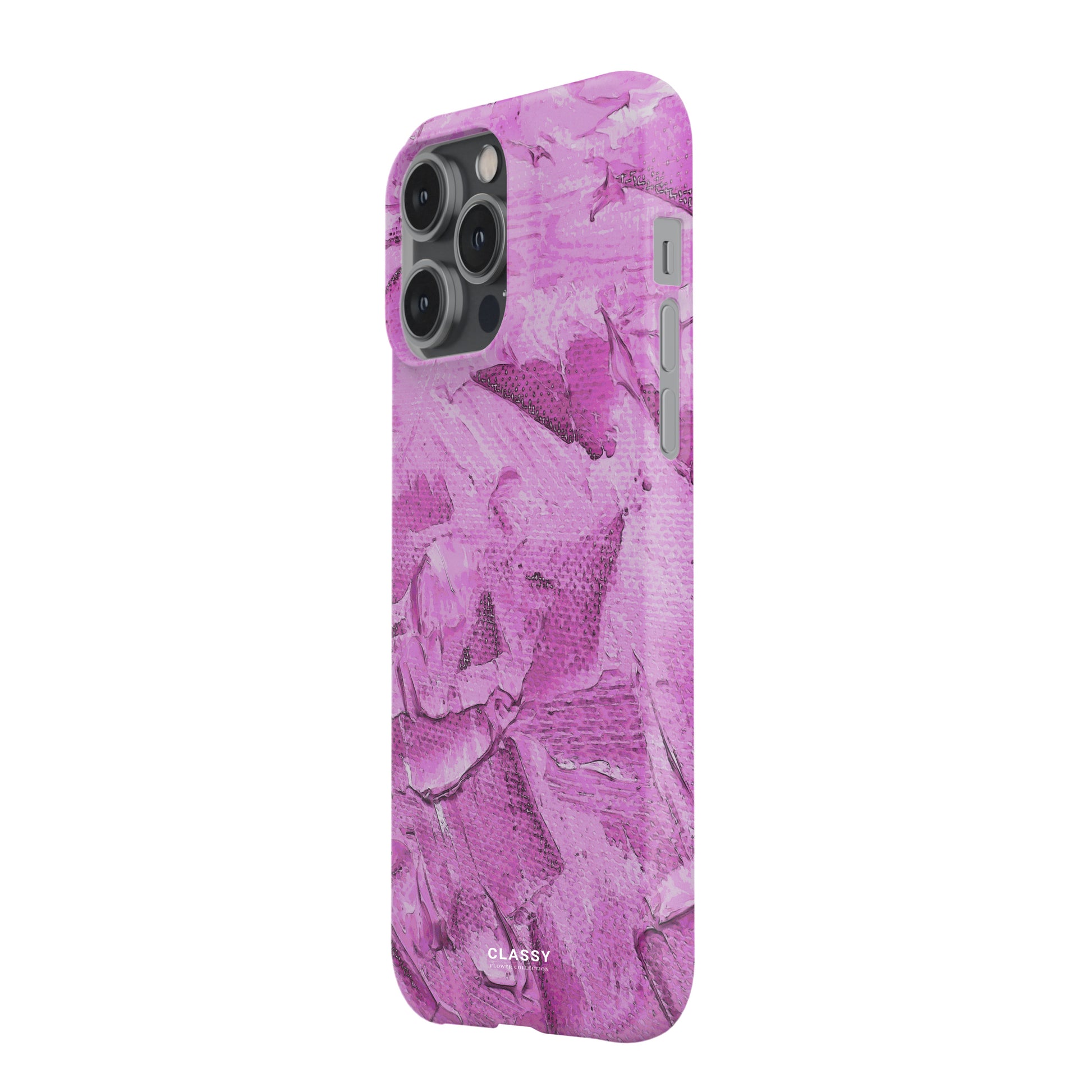 Purple Pattern Snap Case side