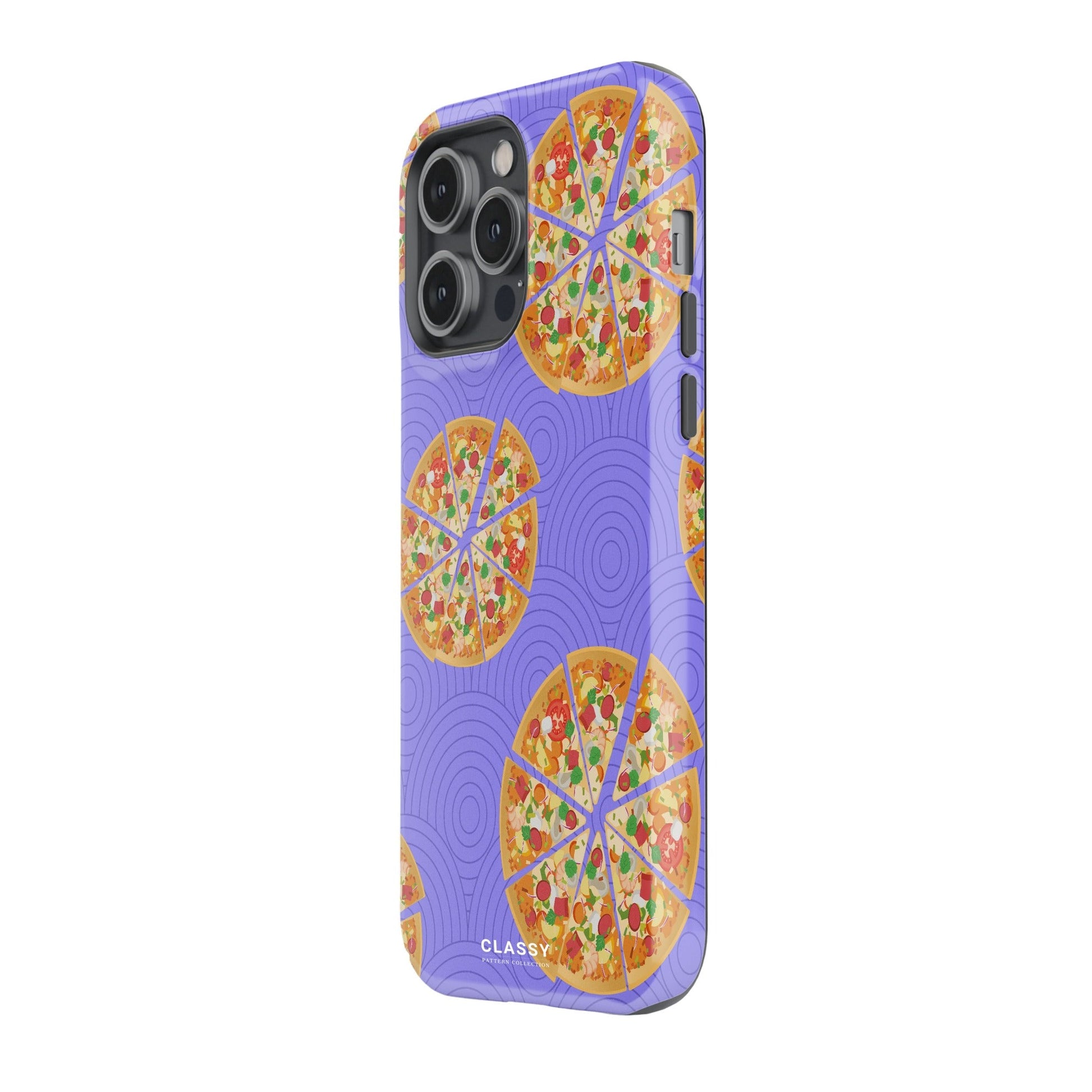 Purple Pizza Tough Case side